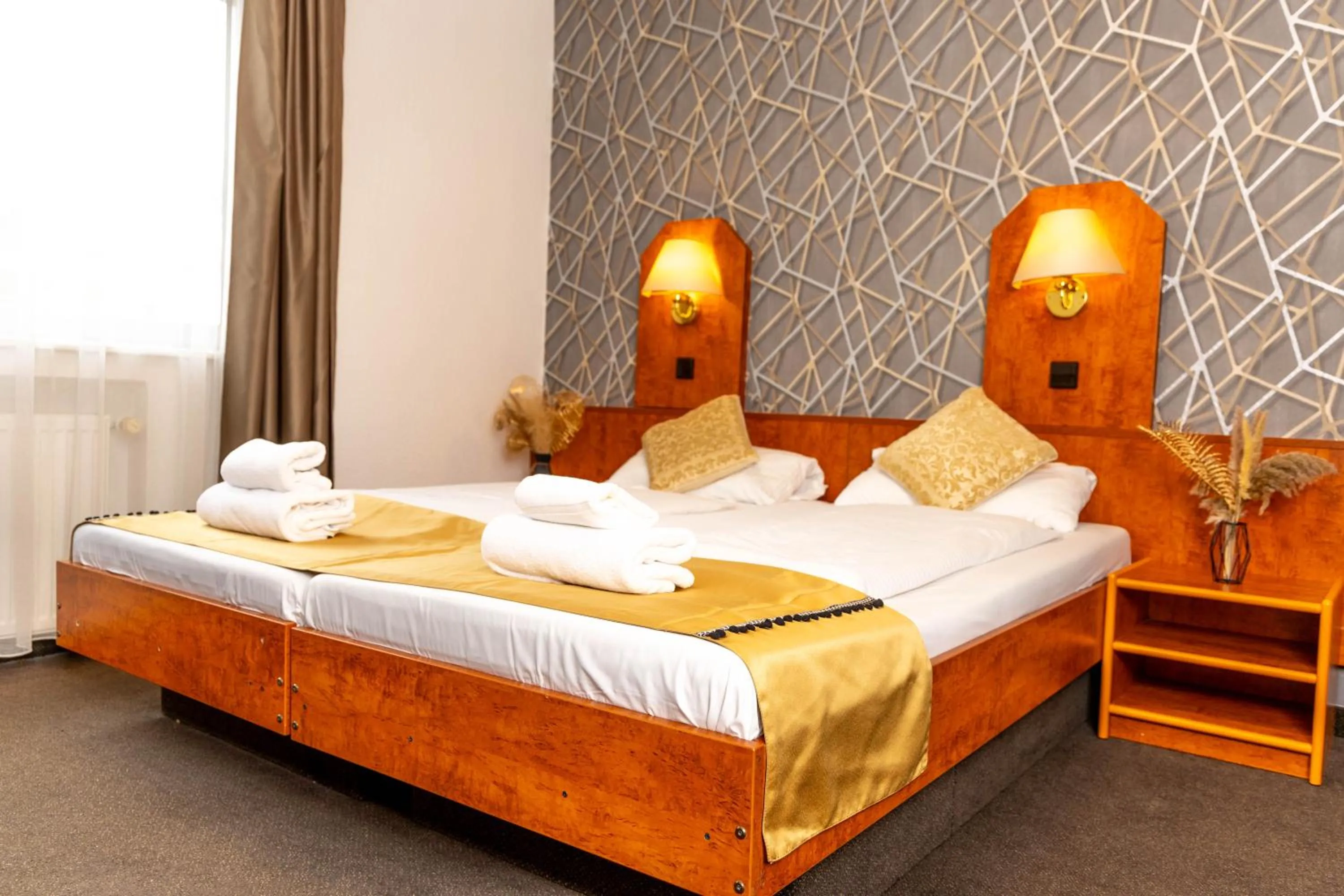 Bed in Hotel Rossija