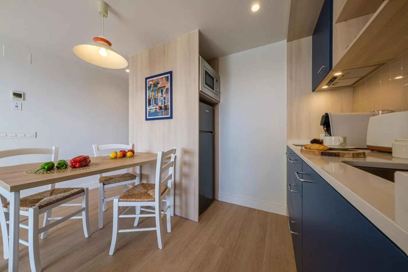 Kitchen or kitchenette in Áncora Salou La Siesta Apartments