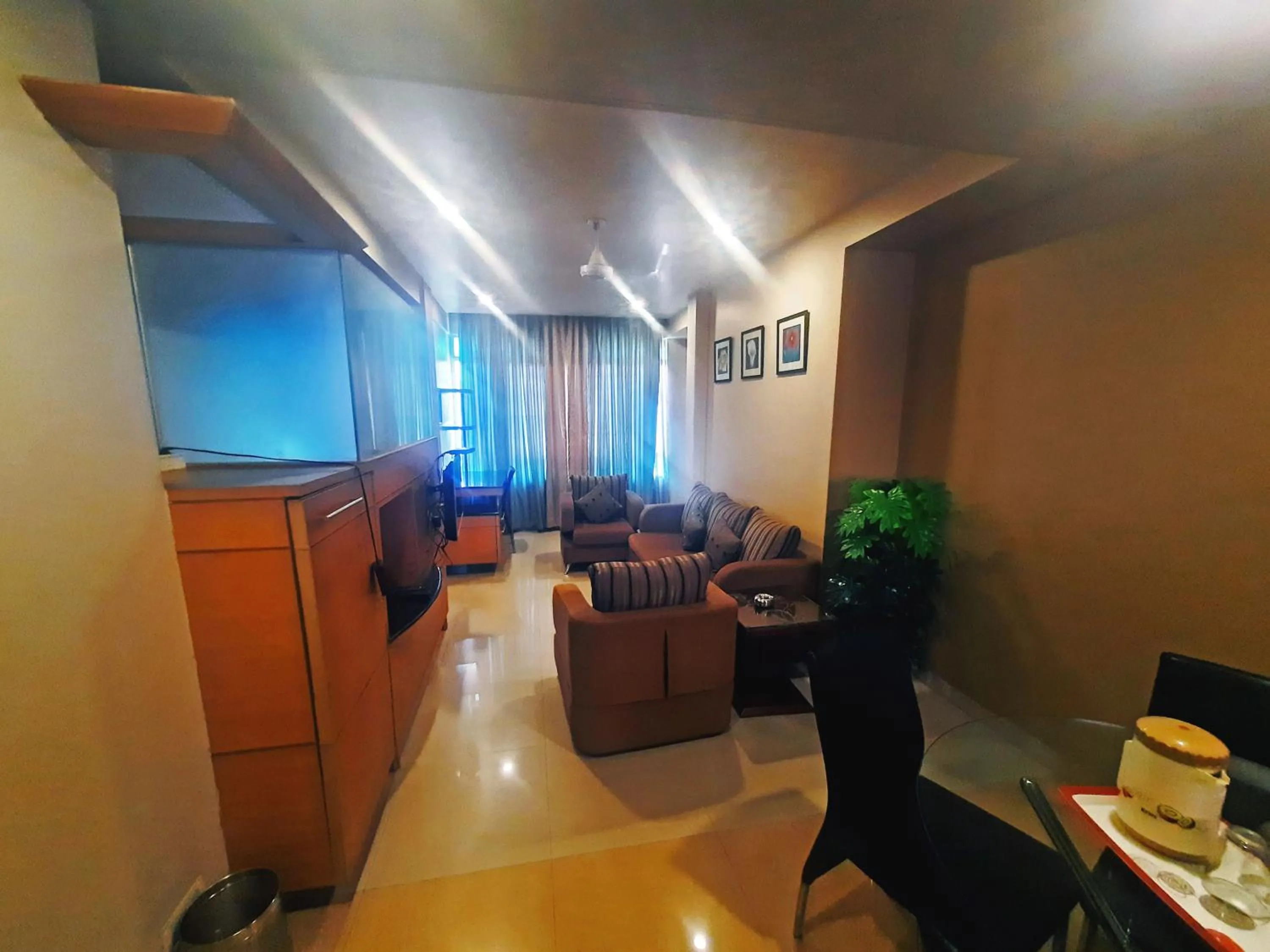 Living room in Sanman Deluxe Lodge