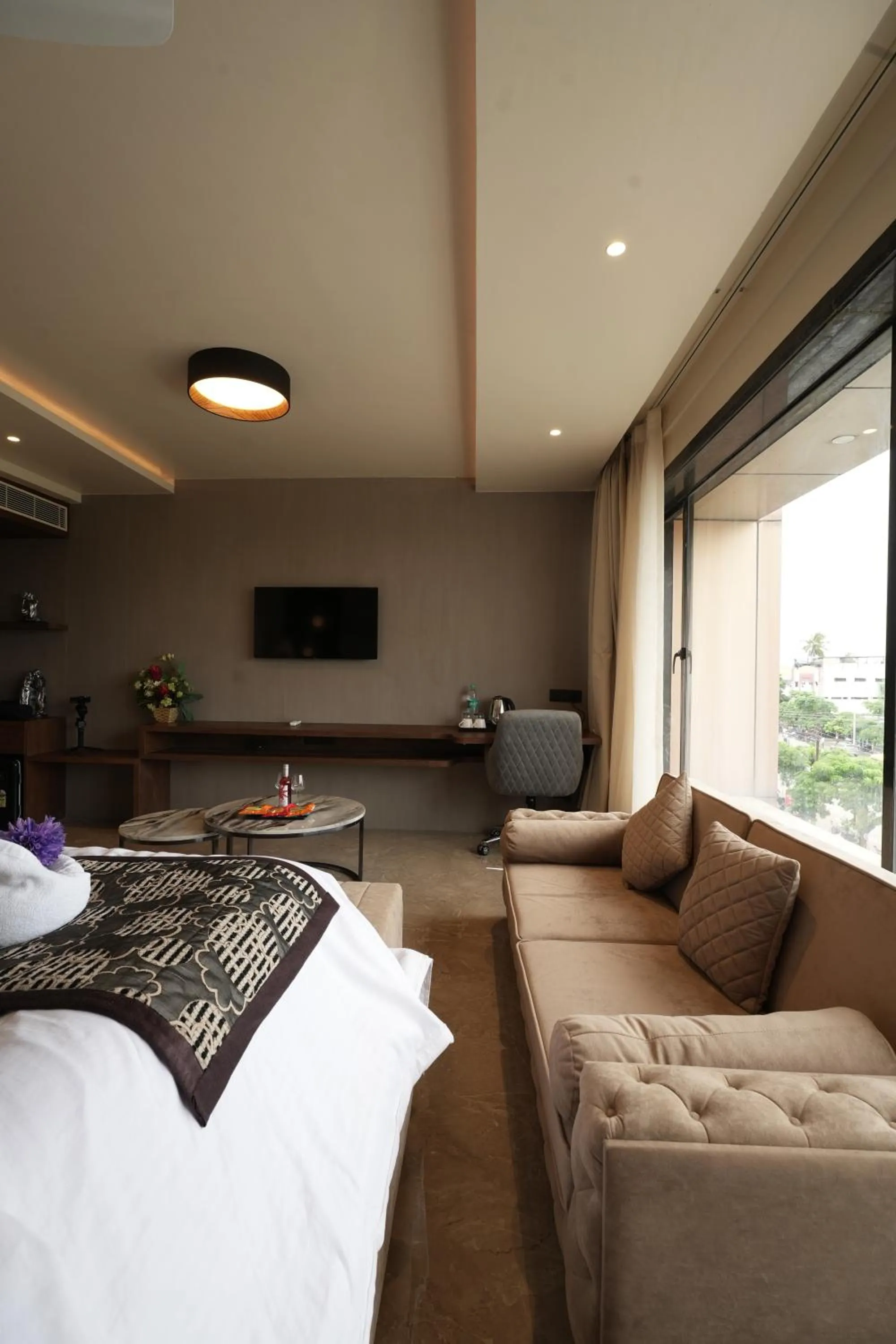 Bed in Hotel City Symphony