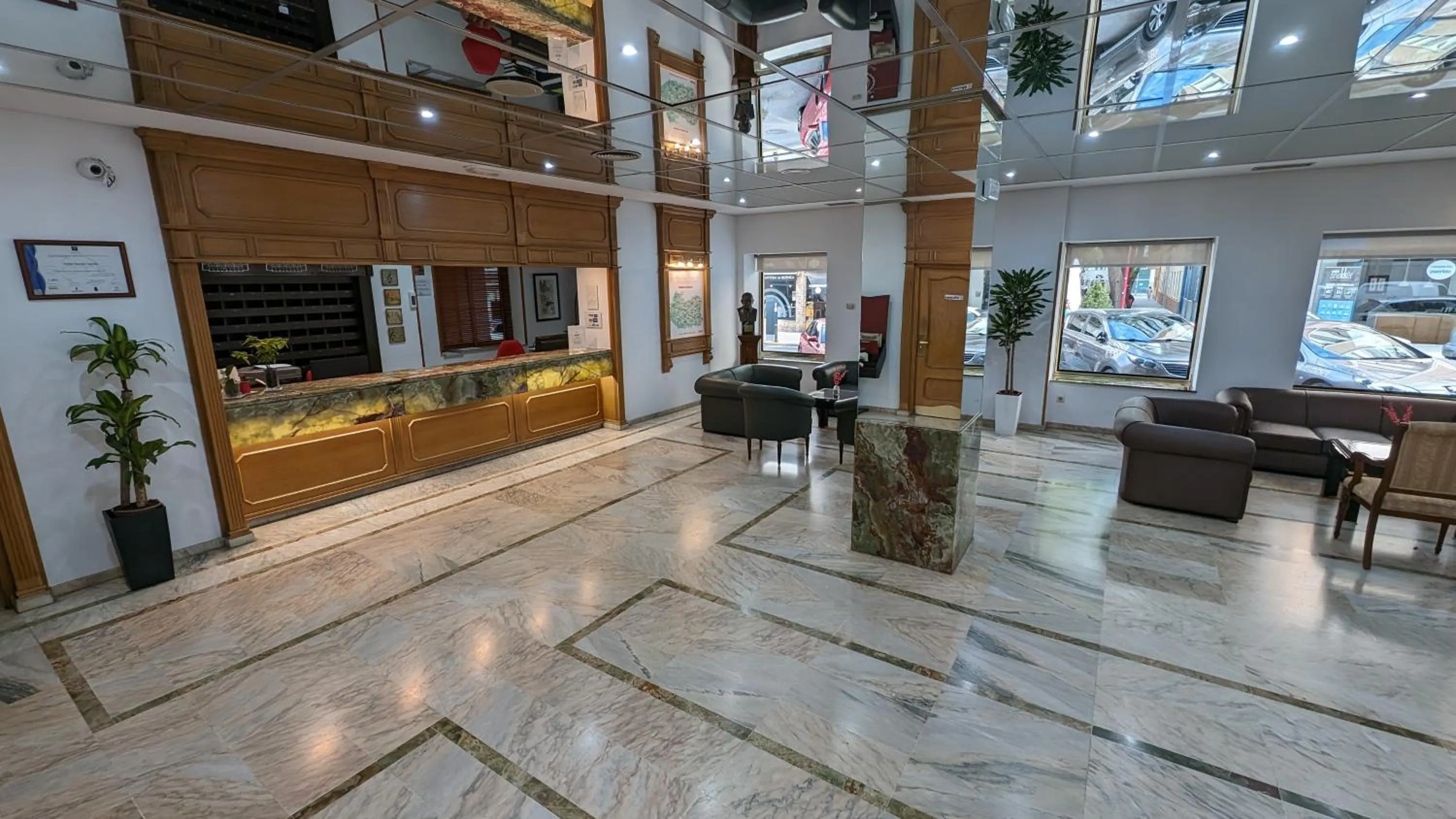 Property building in Hotel Santa Cecilia