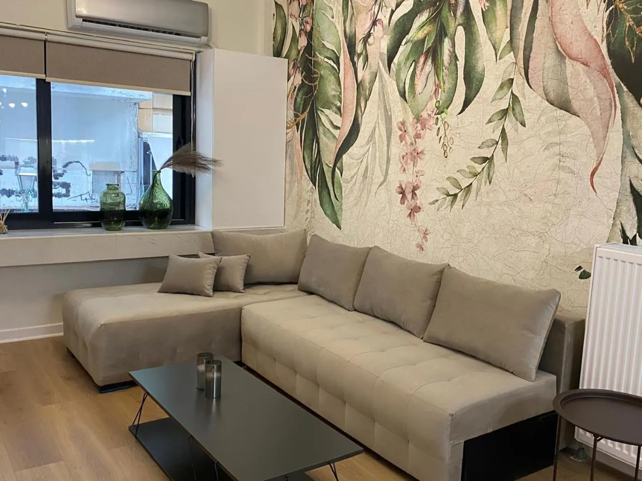 Living room in The Caravan Apartments