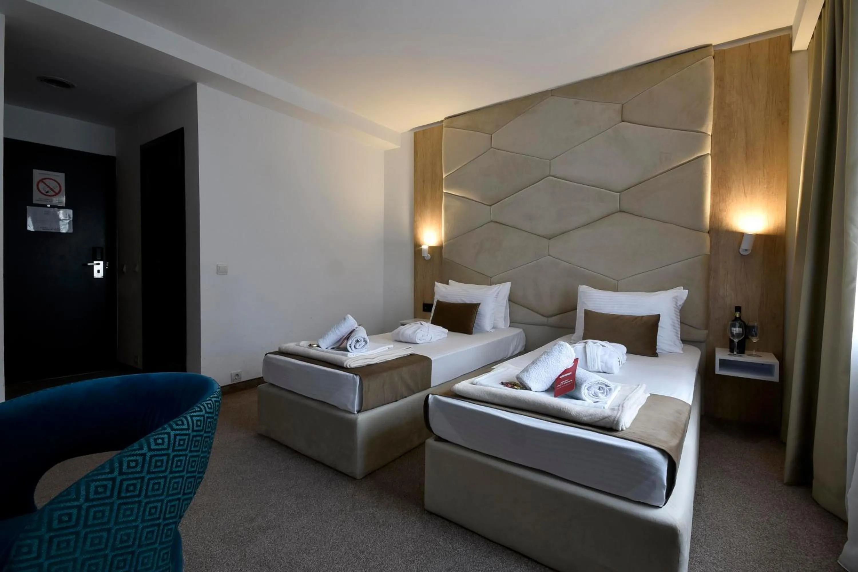 Bed in Hotel Sumadija