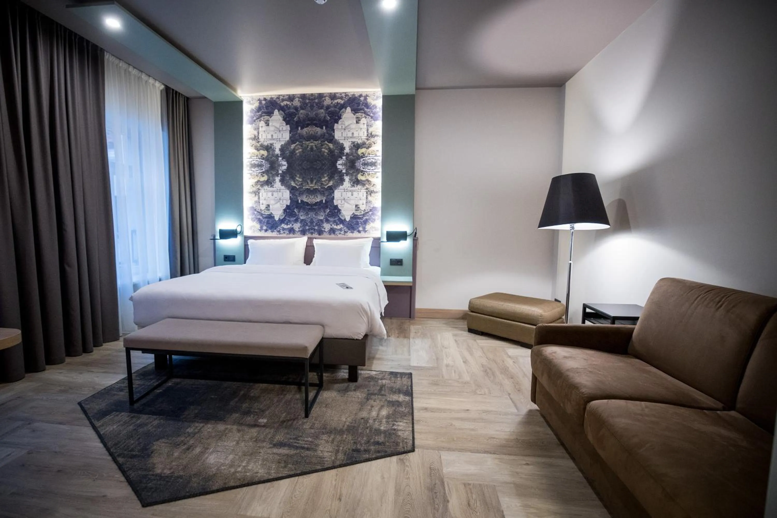 Bed in CONTI HOTEL VILNIUS, Conference Centre, Restaurant & Bar