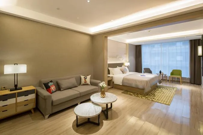 Bed in Morning Hotel, Changsha Provincial Government Metro Station