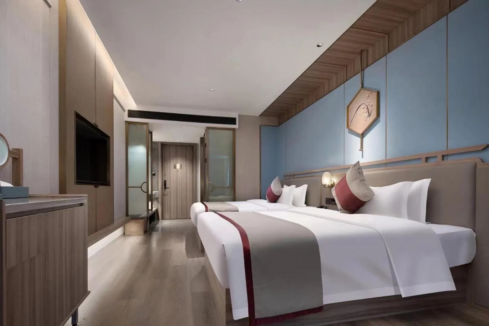 Bed in Morning Hotel, Loudi Changqing Street Louxing Square