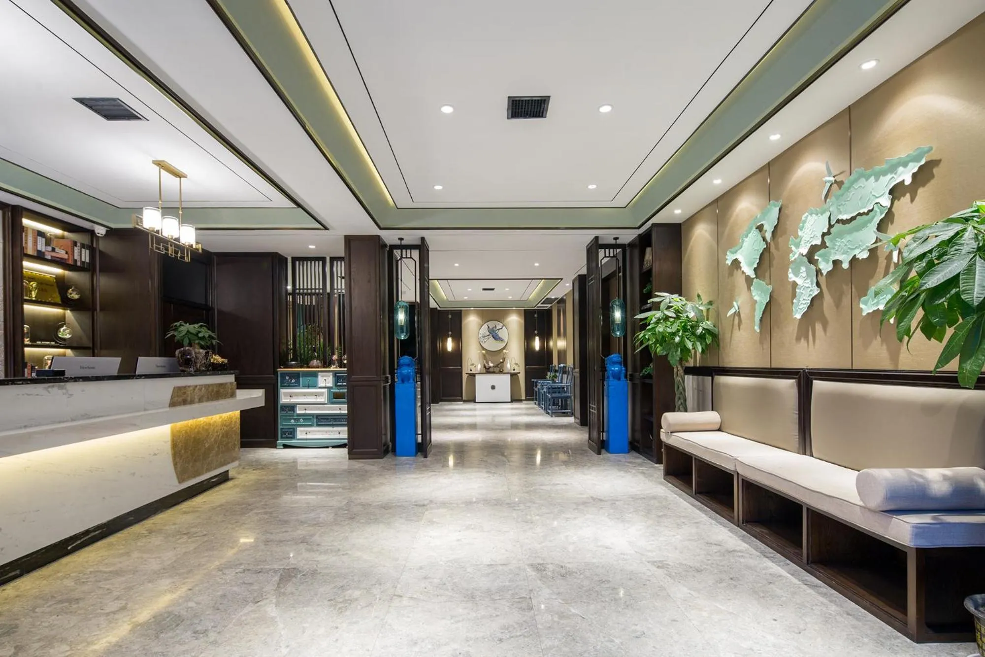 Lobby or reception in Morninginn, Phoenix Ancient City Tuojiang