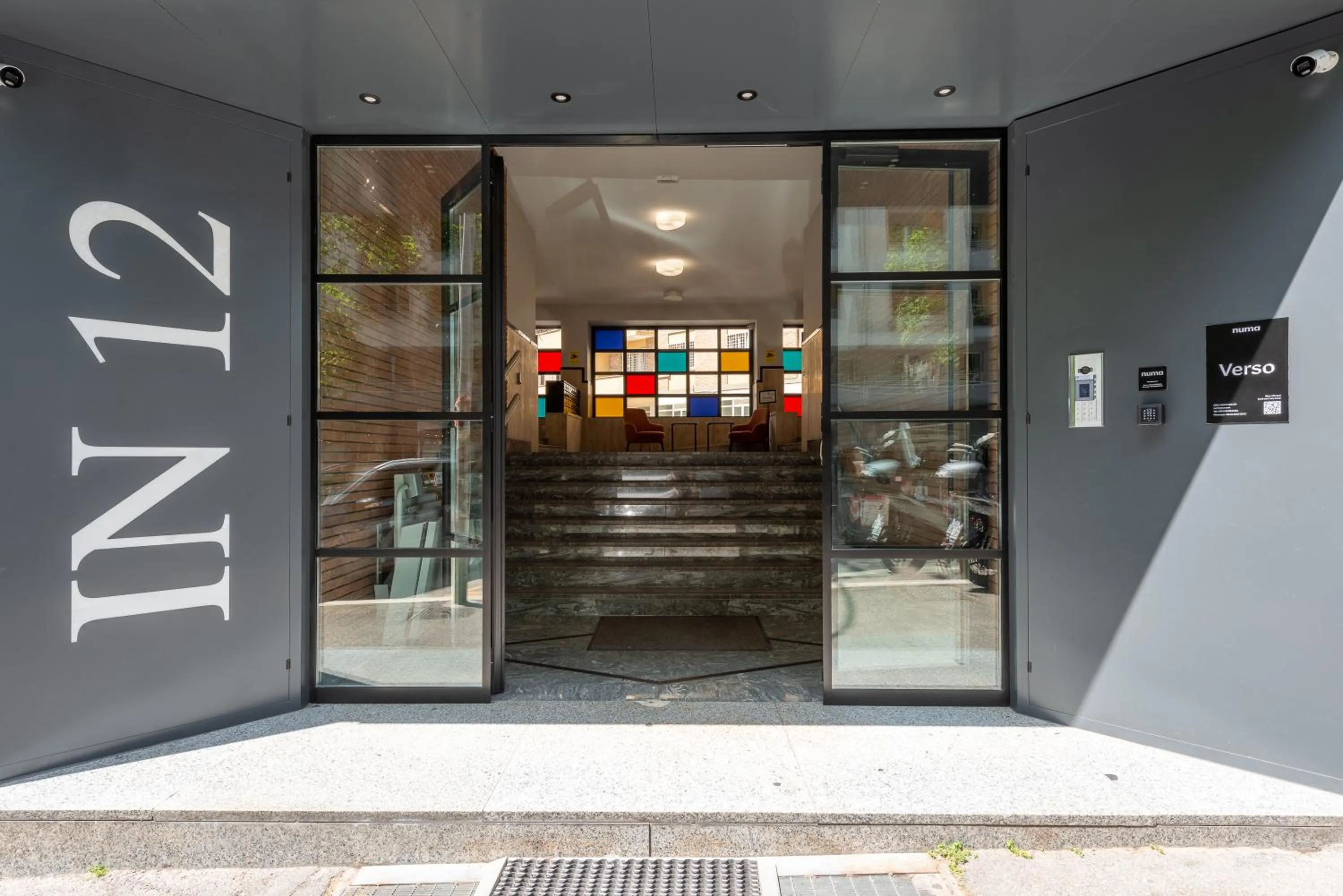 Facade/entrance in Numa Rome Verso