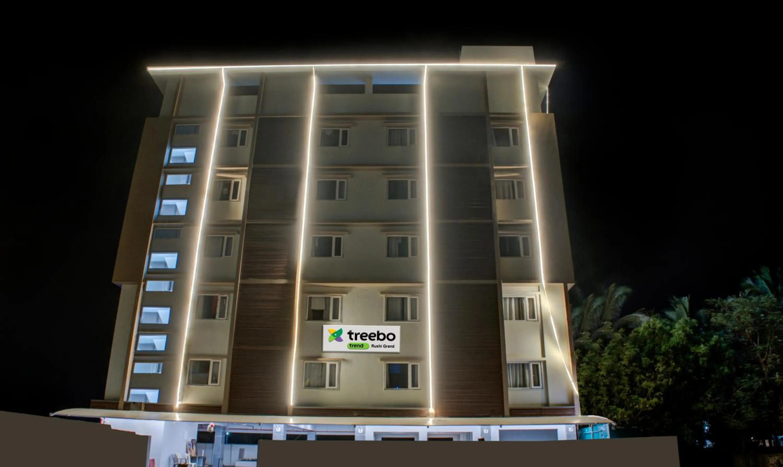 Property building in Treebo Rushi Grand