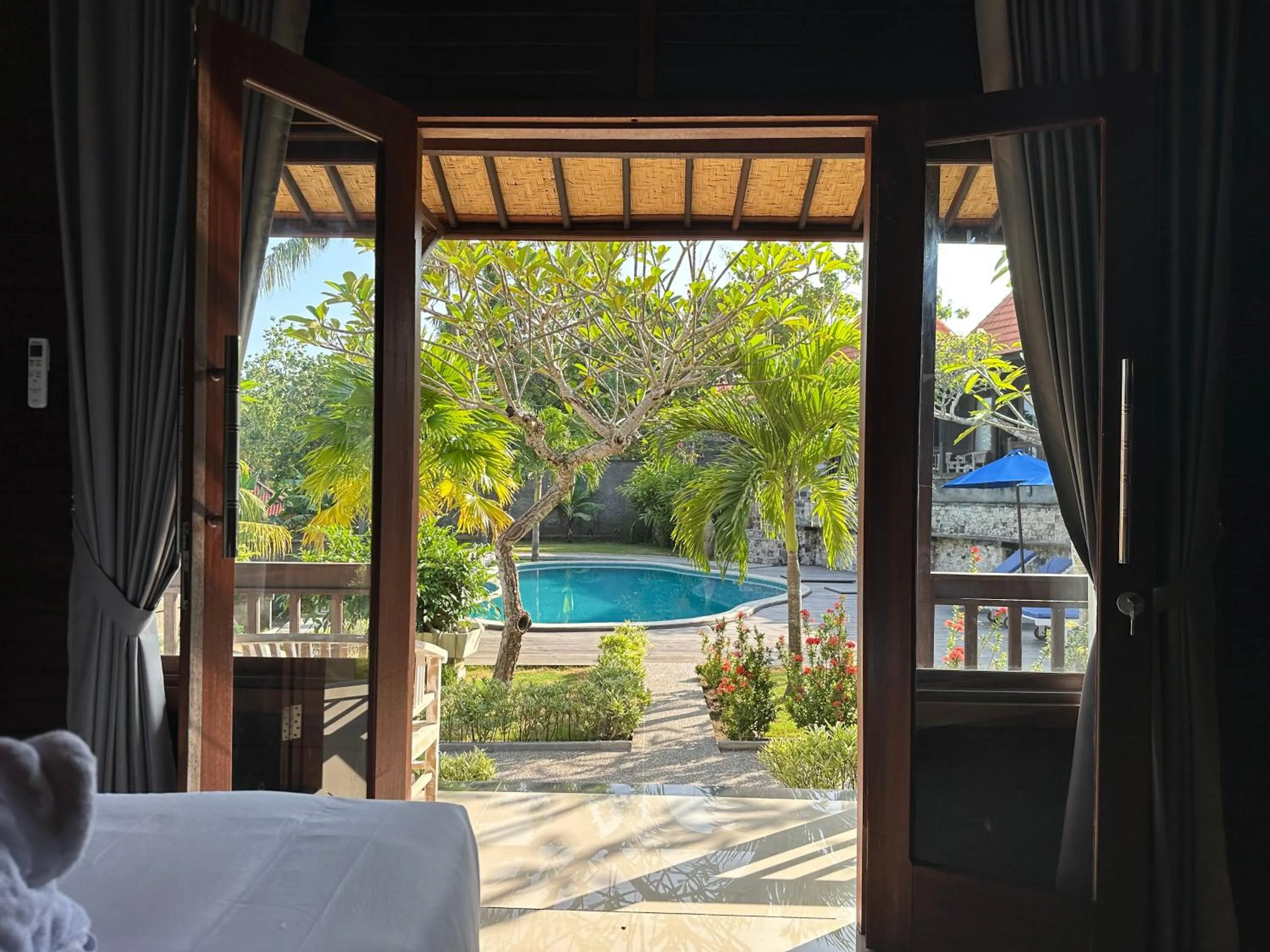 Balcony/Terrace, Bed in Villa Vilah