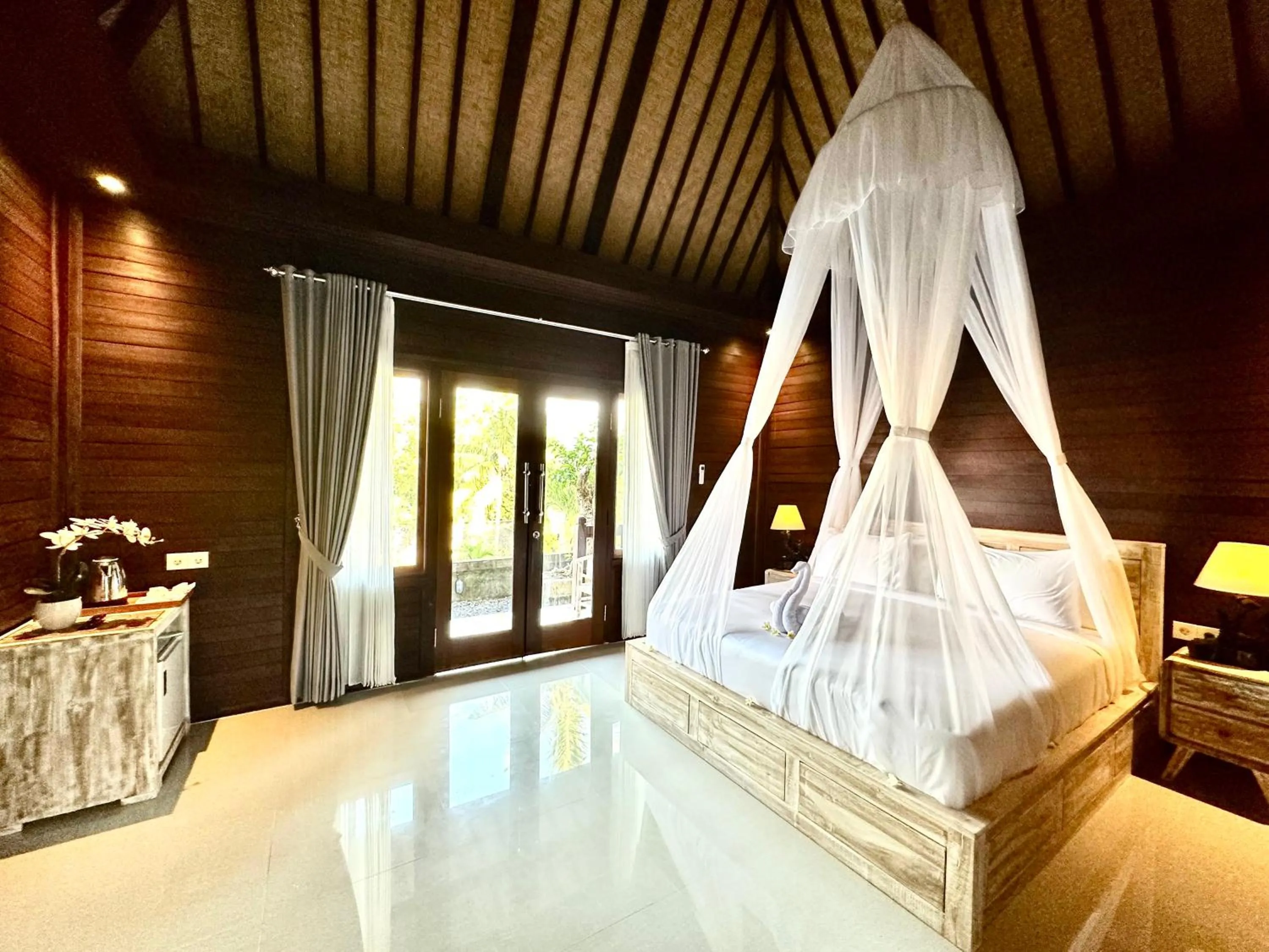 Bedroom, Bed in Villa Vilah