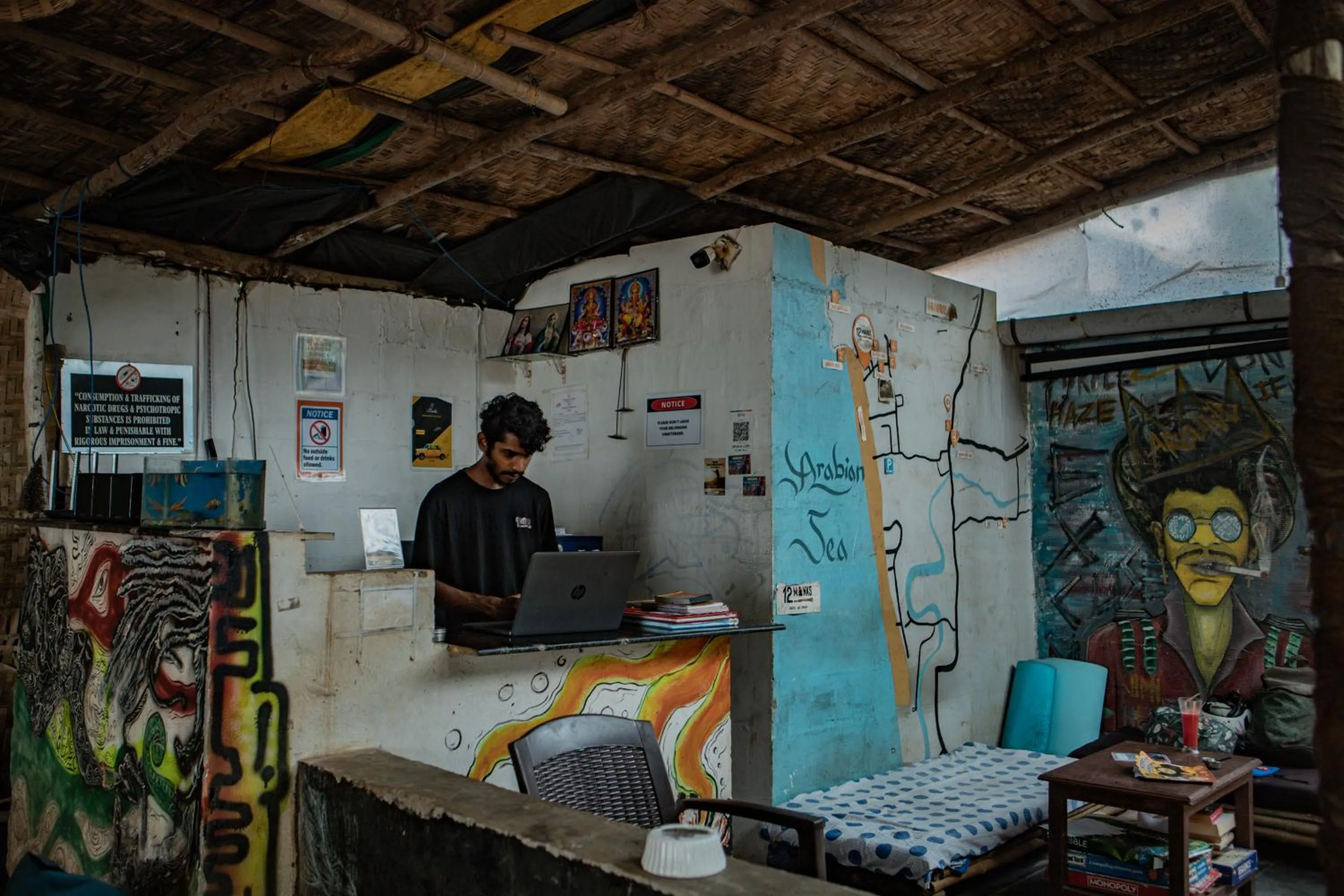 concierge in 12 Monks - Beachfront Hostel