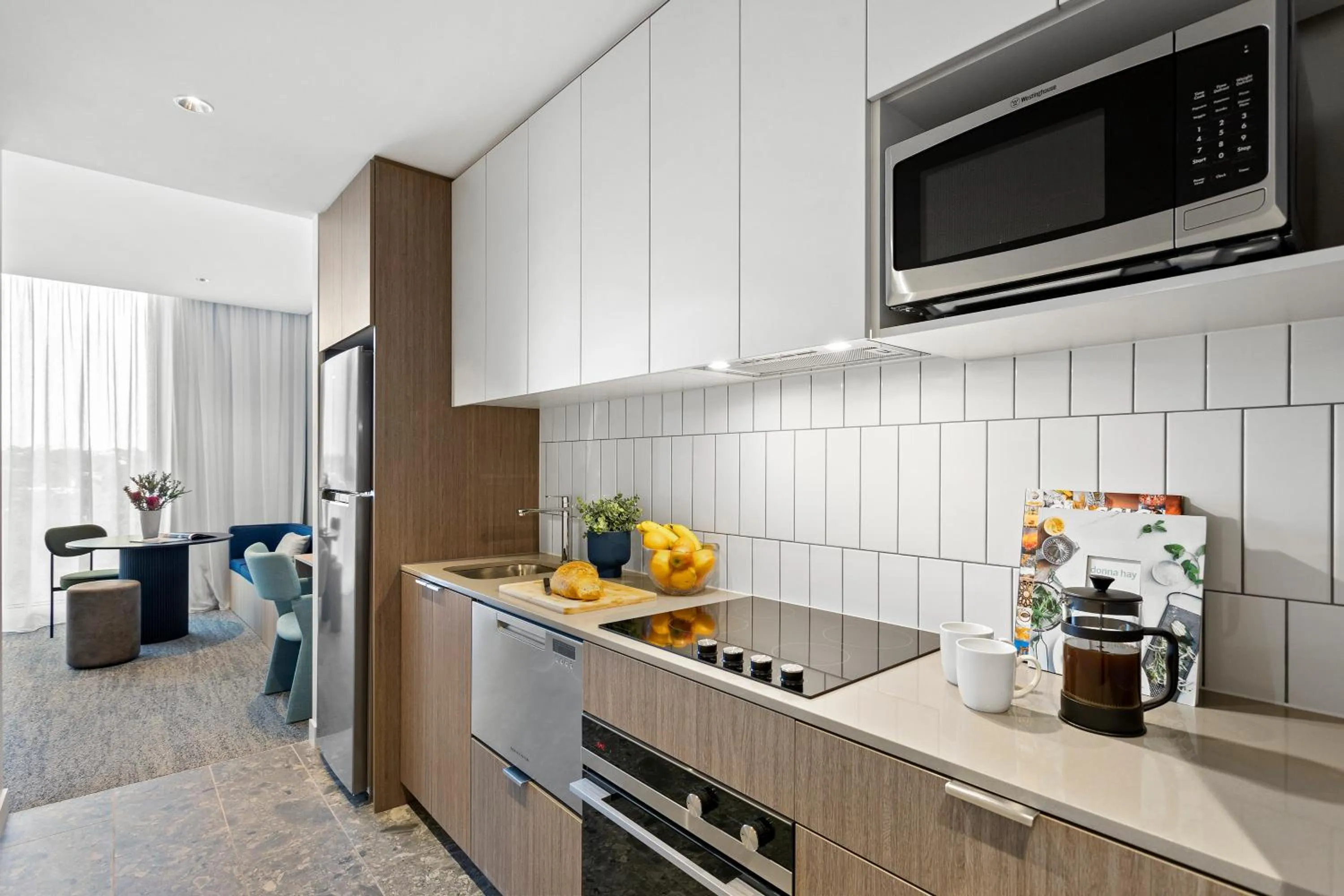 kitchen in Quest Woolooware Bay