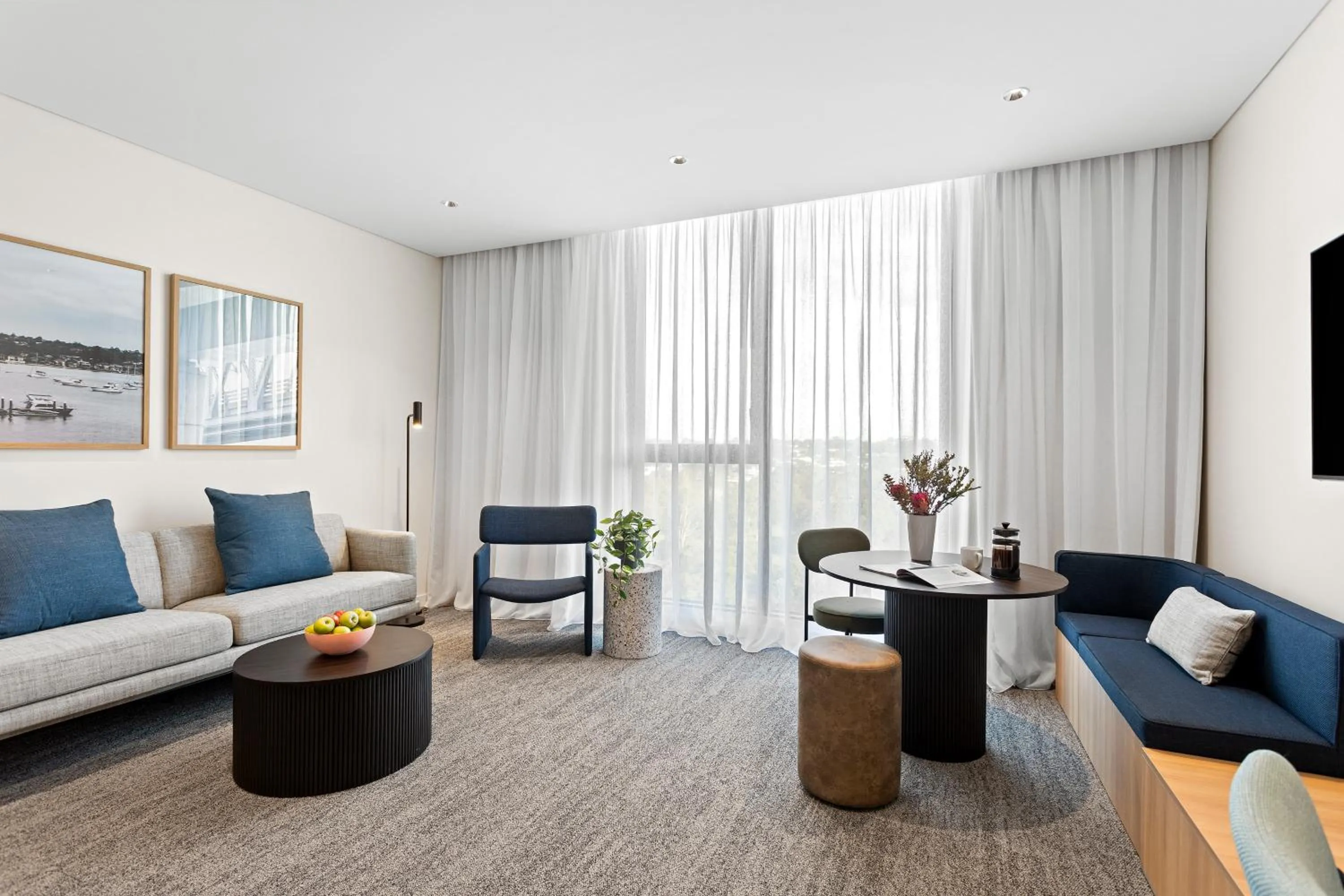 Living room in Quest Woolooware Bay