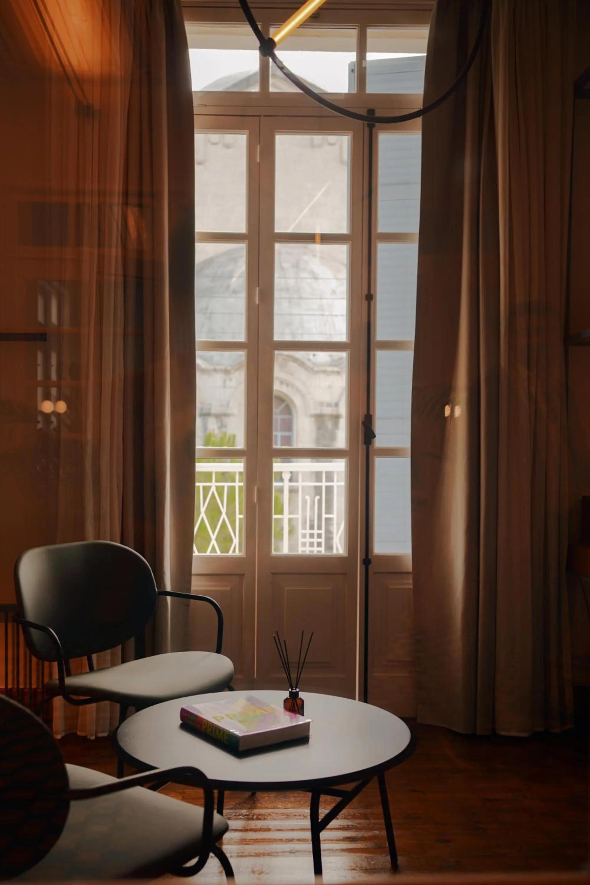 Living room in Heart Hotel