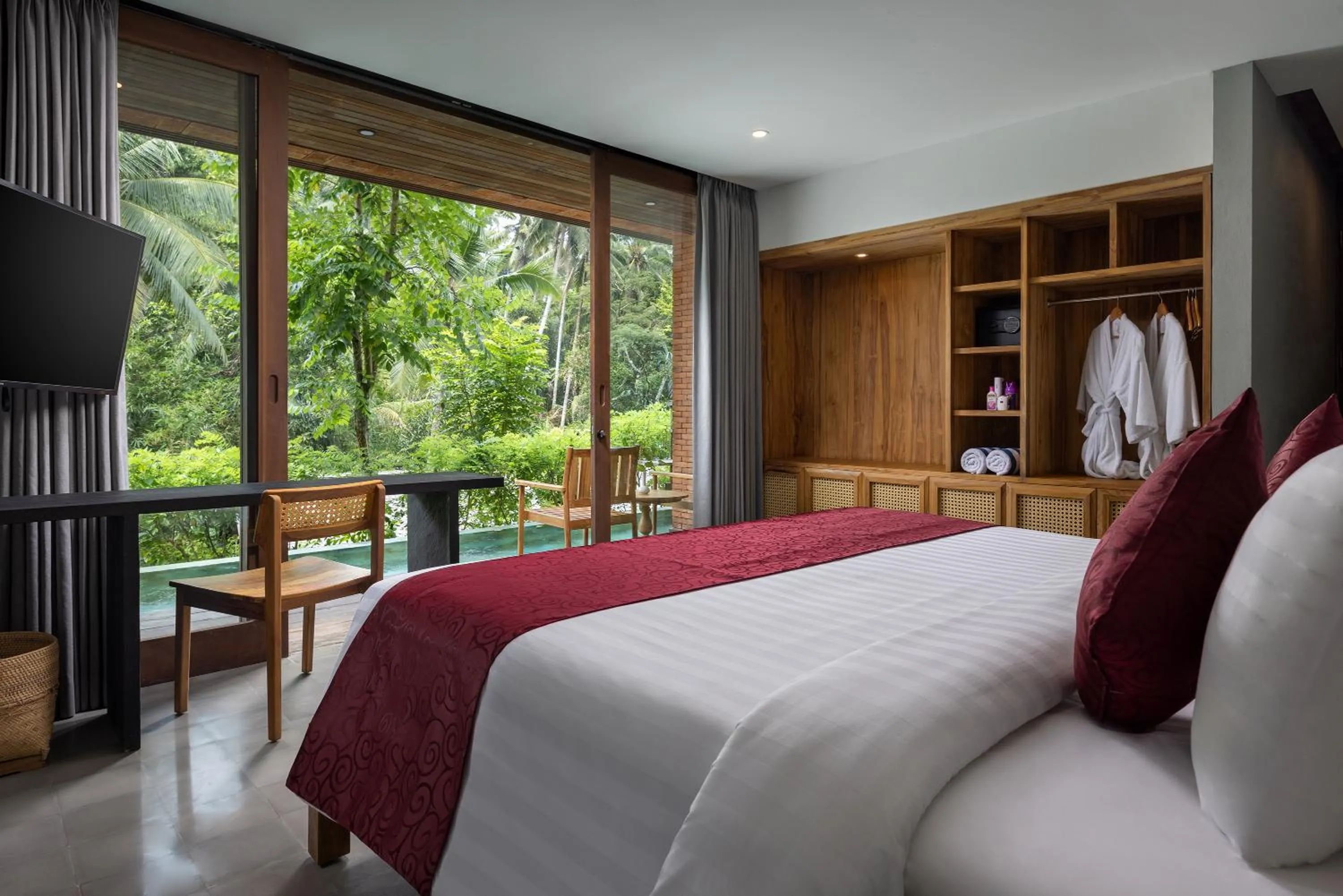 Bedroom, Bed in Hideaway Villas Bali - Ubud by Kanaan Hospitality
