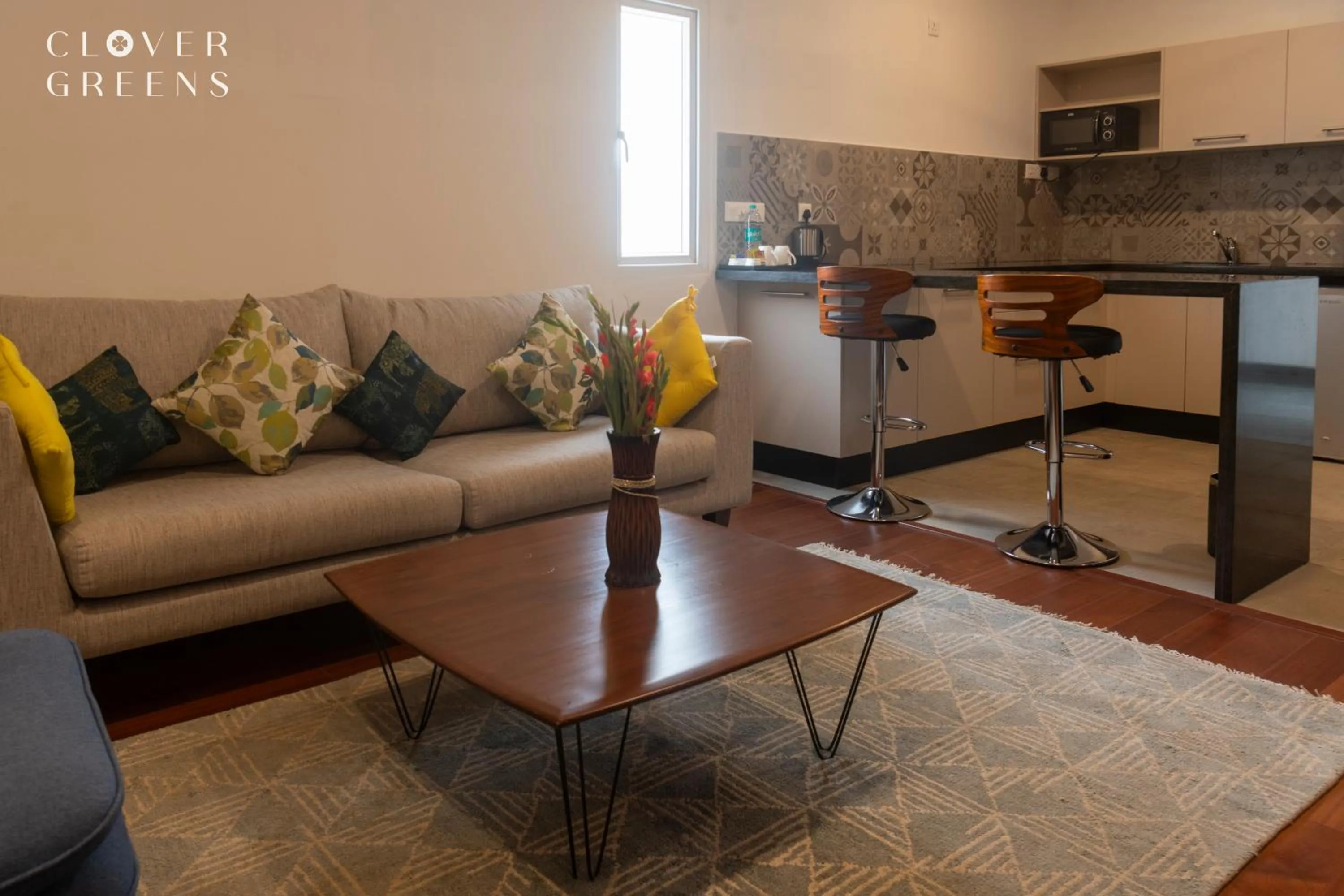 Living room in Clovergreens