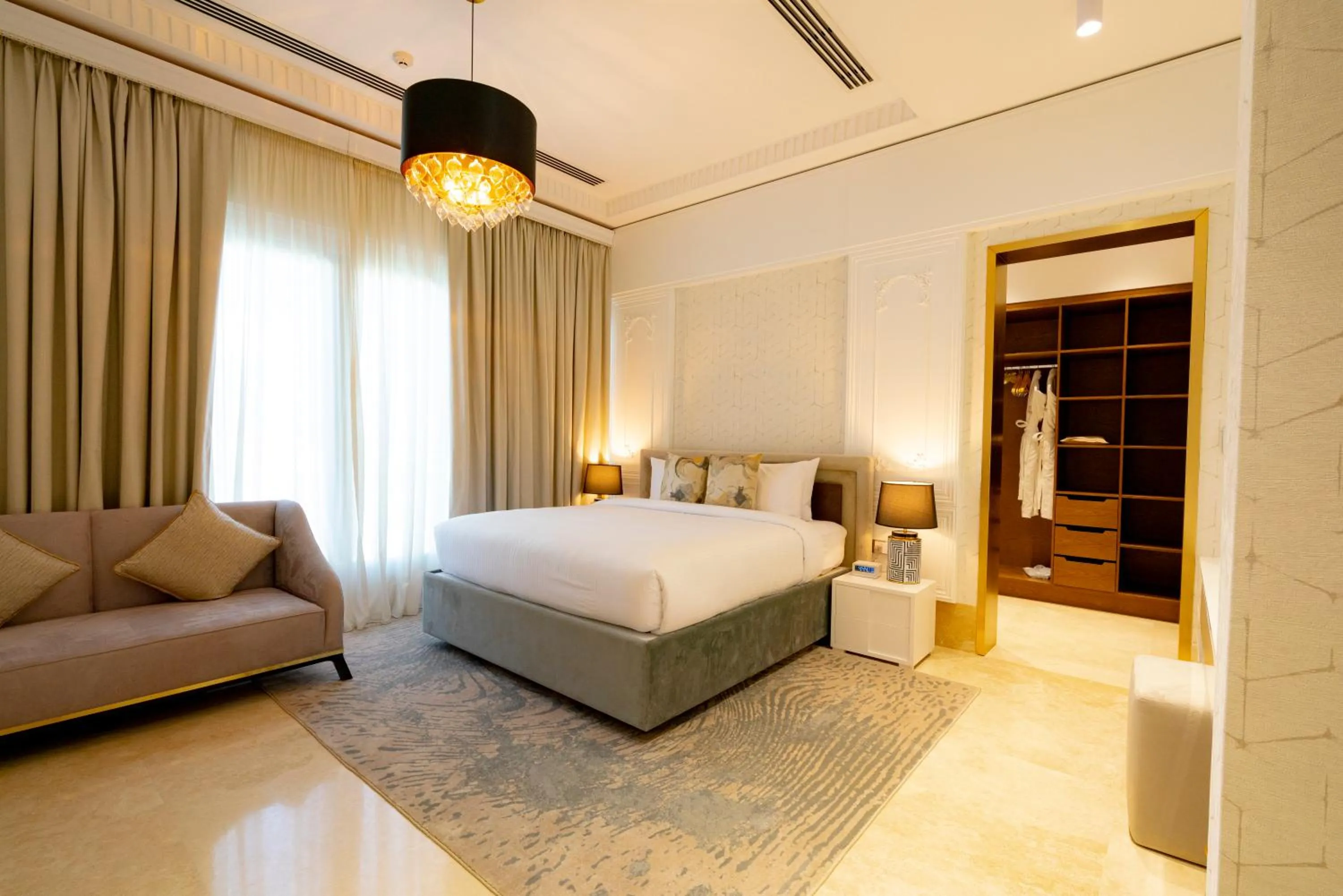 Bed in Damask Resort