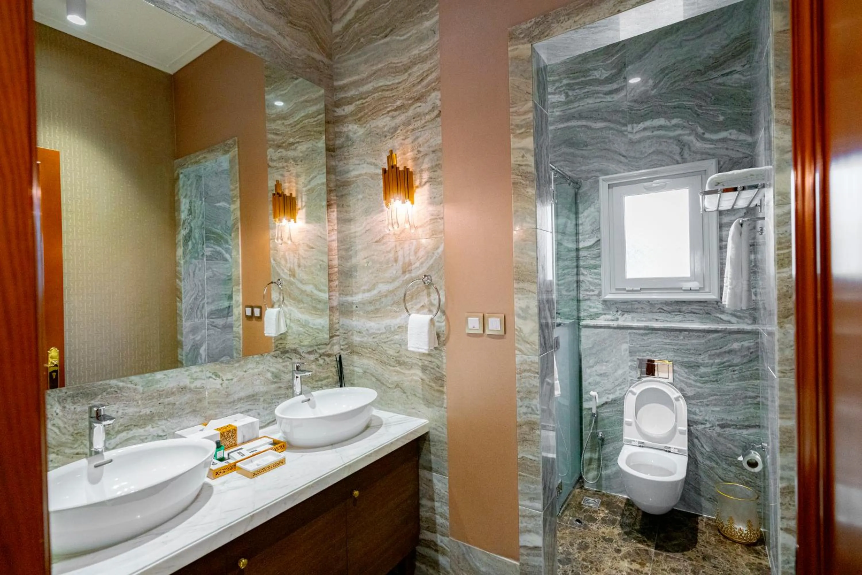 Shower in Damask Resort