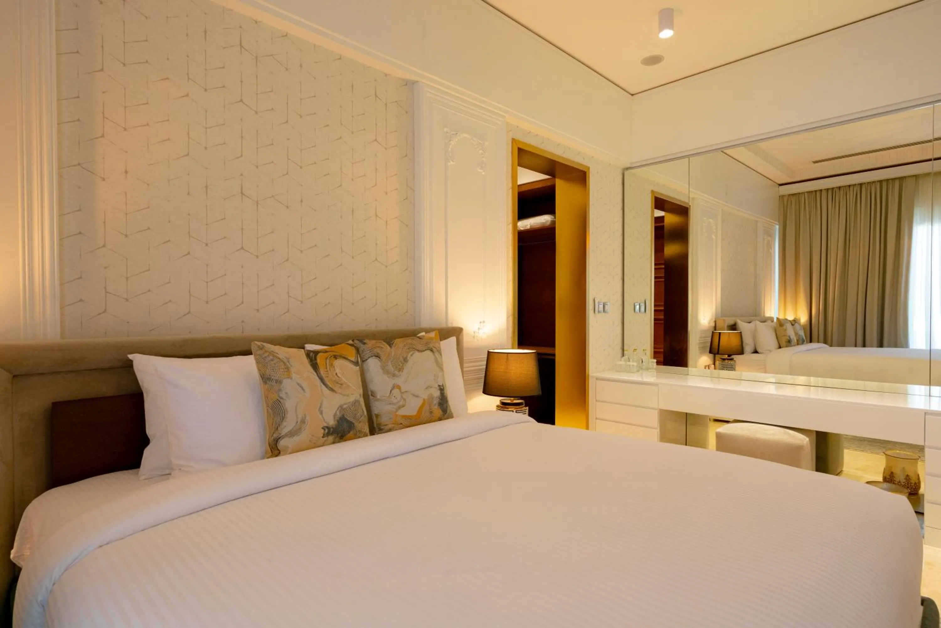 Bed in Damask Resort