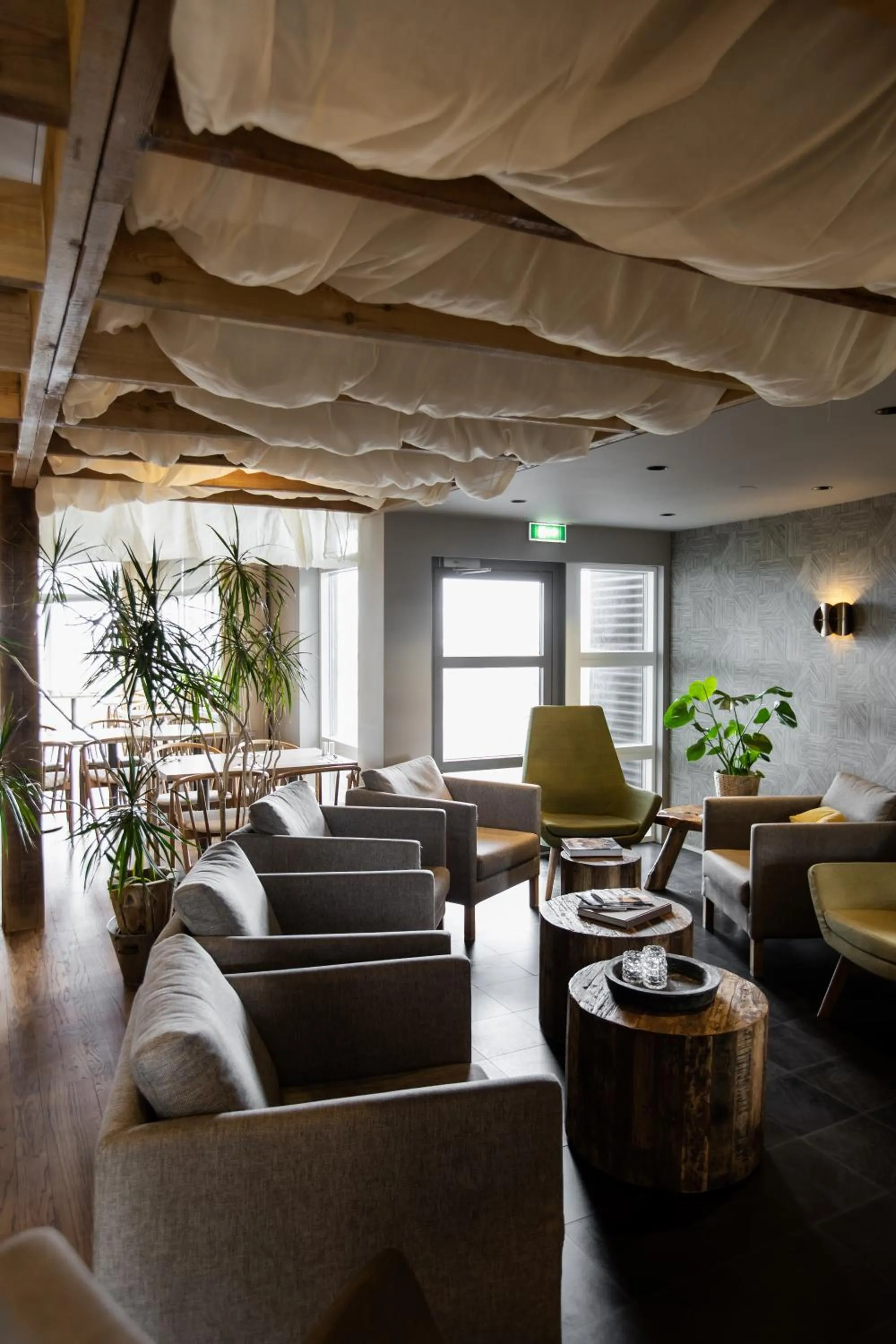 Lobby or reception in The Hill Hotel at Flúðir