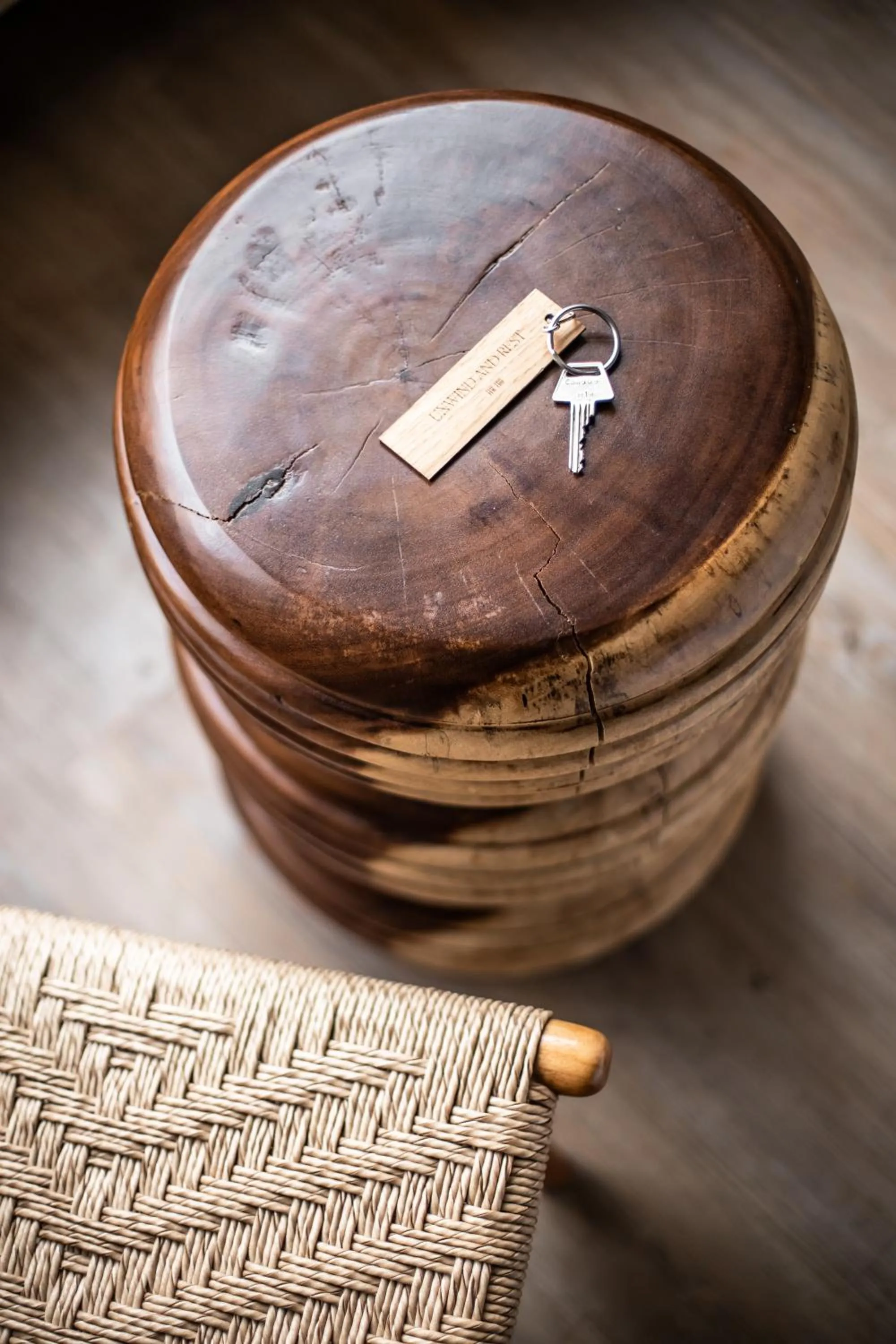 Decorative detail in The Hill Hotel at Flúðir