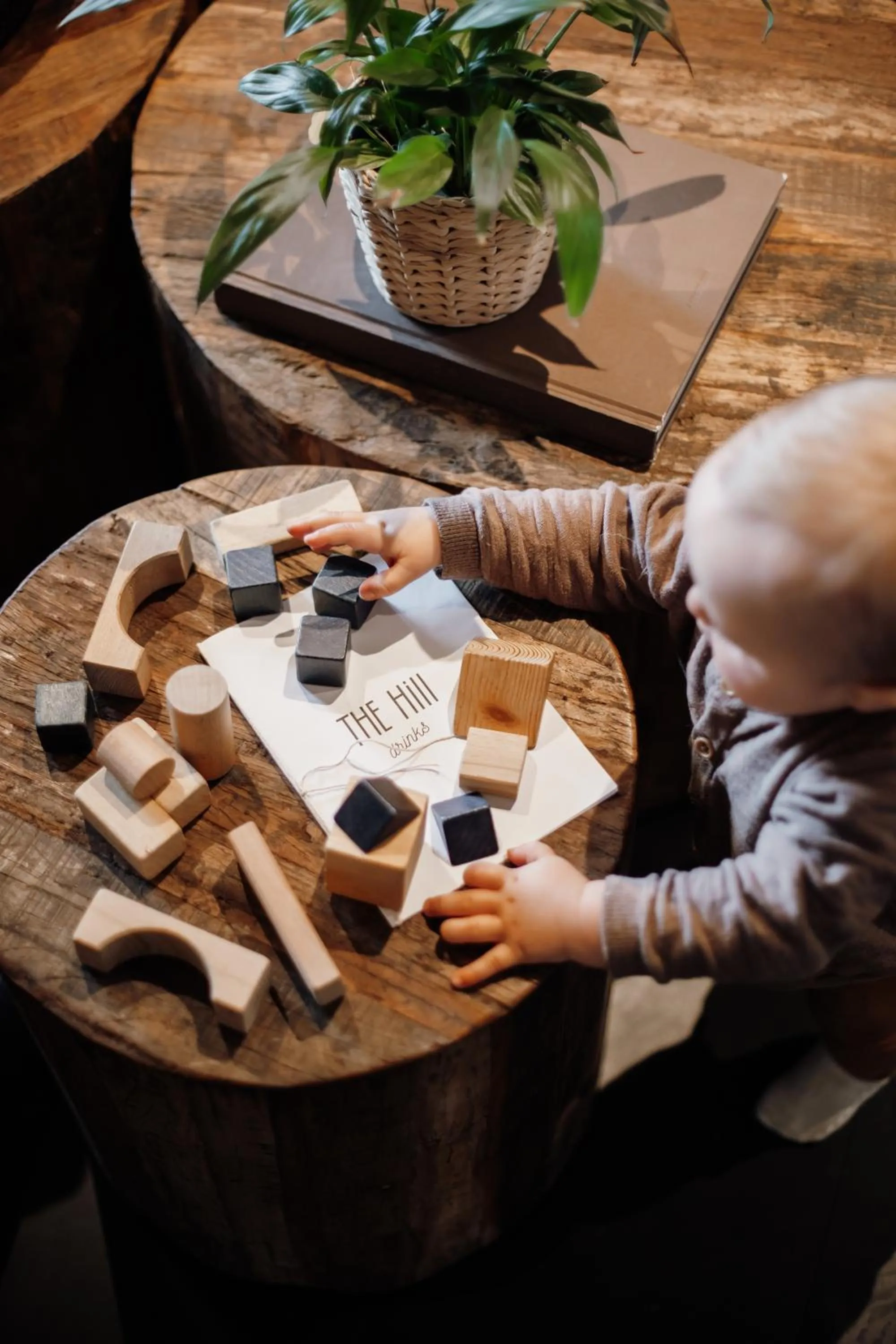 children in The Hill Hotel at Flúðir