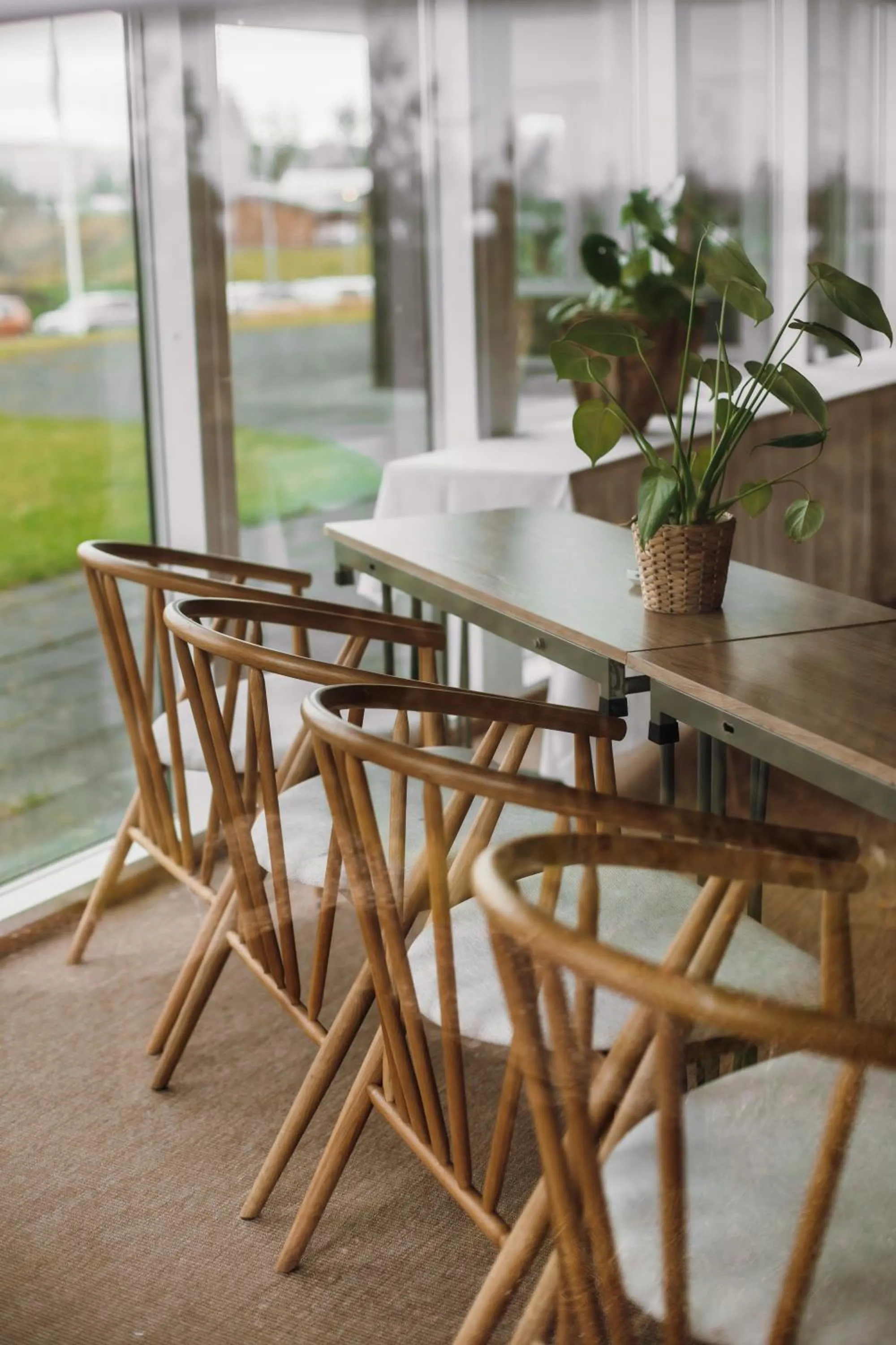 Dining area in The Hill Hotel at Flúðir