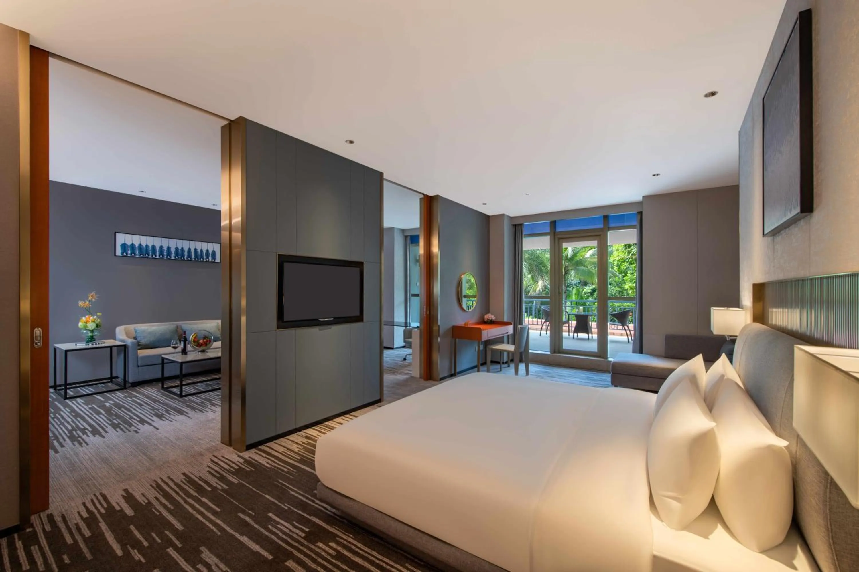 Bedroom, Bed in Dongguan Forum Hotel and Apartment - Former Pullman hotel Dongguan Forum