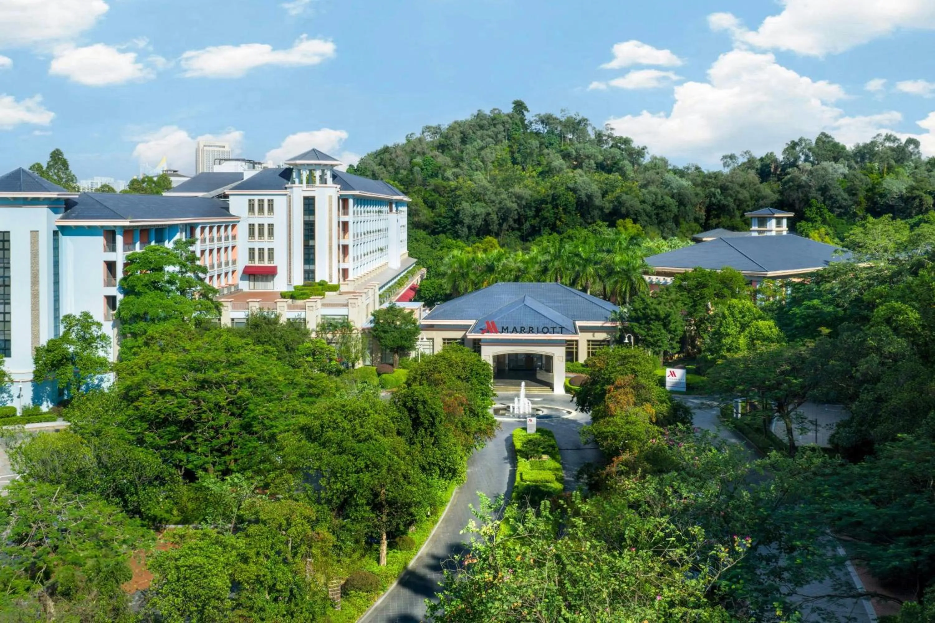 Property building in Dongguan Marriott Hotel