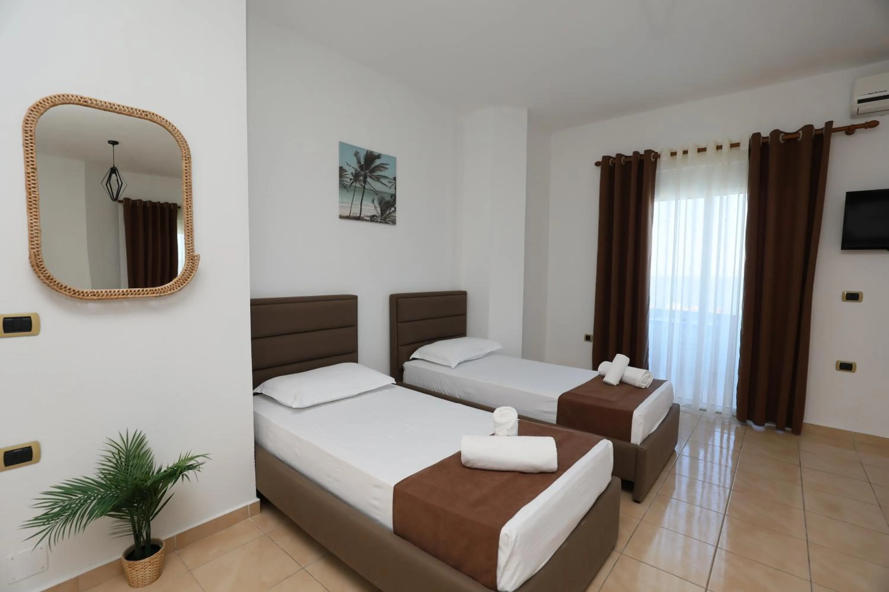 TV and multimedia, Bed in Michelle Apartments