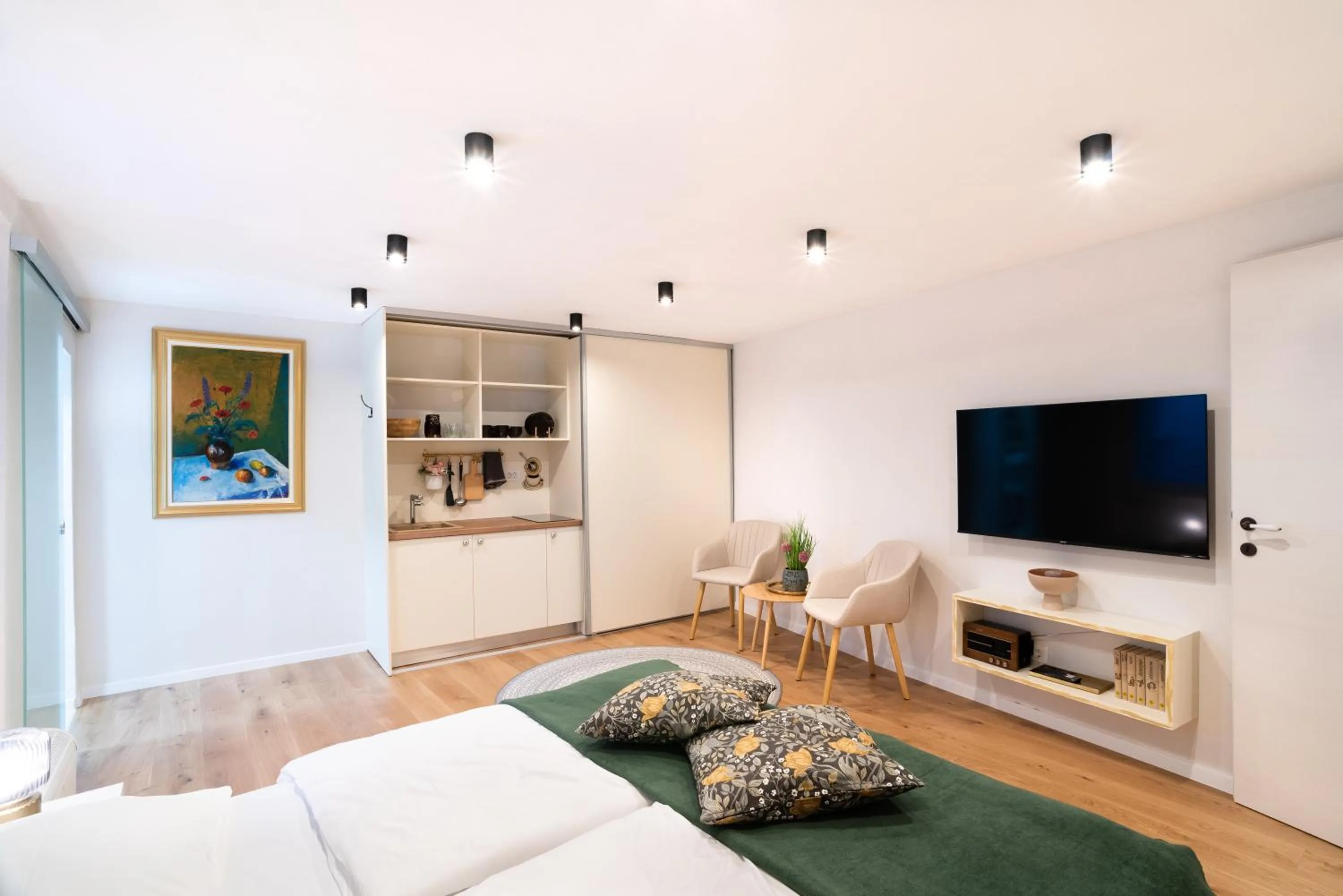 Bed in Selamare Apartment by Locap Group