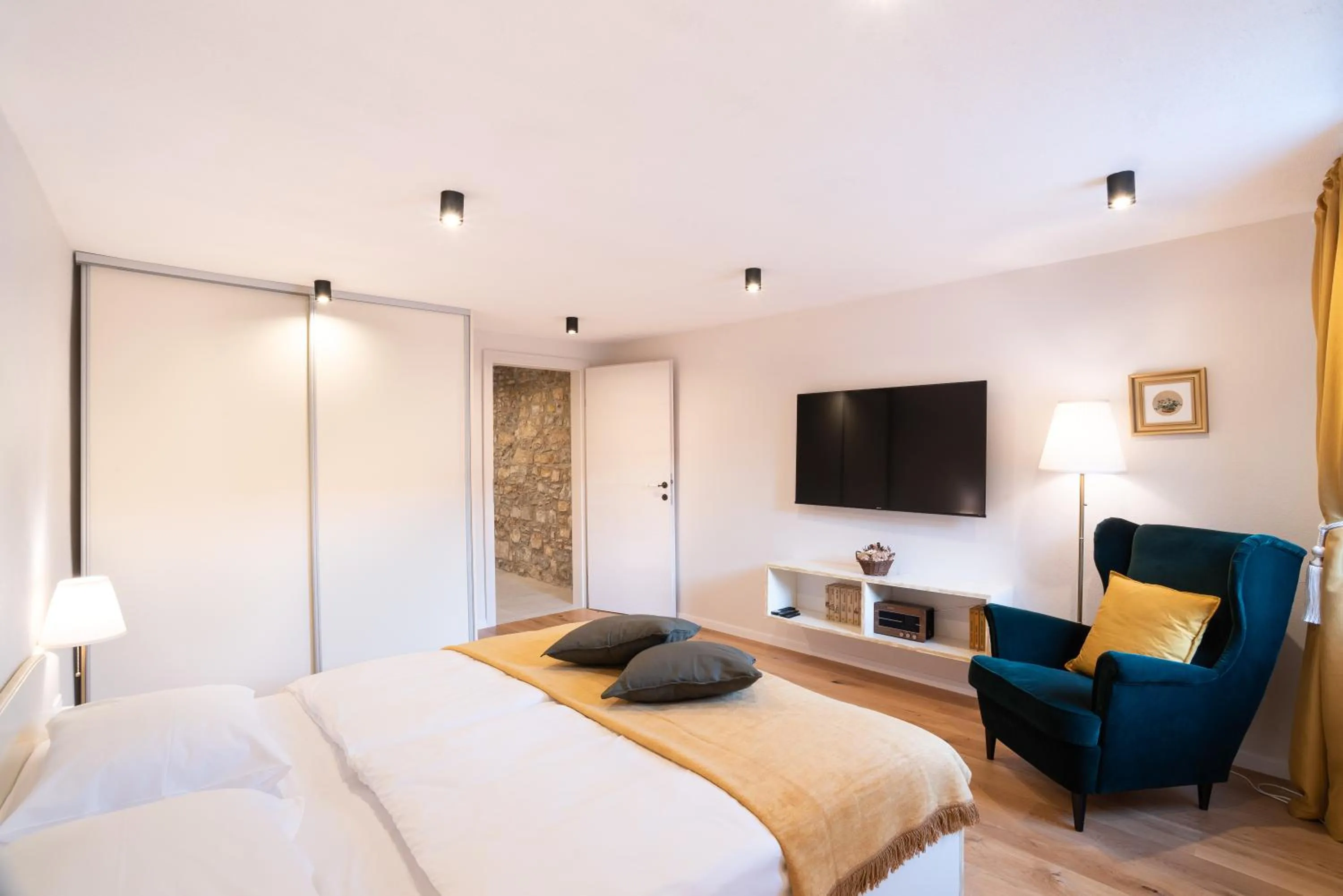 Bed in Selamare Apartment by Locap Group