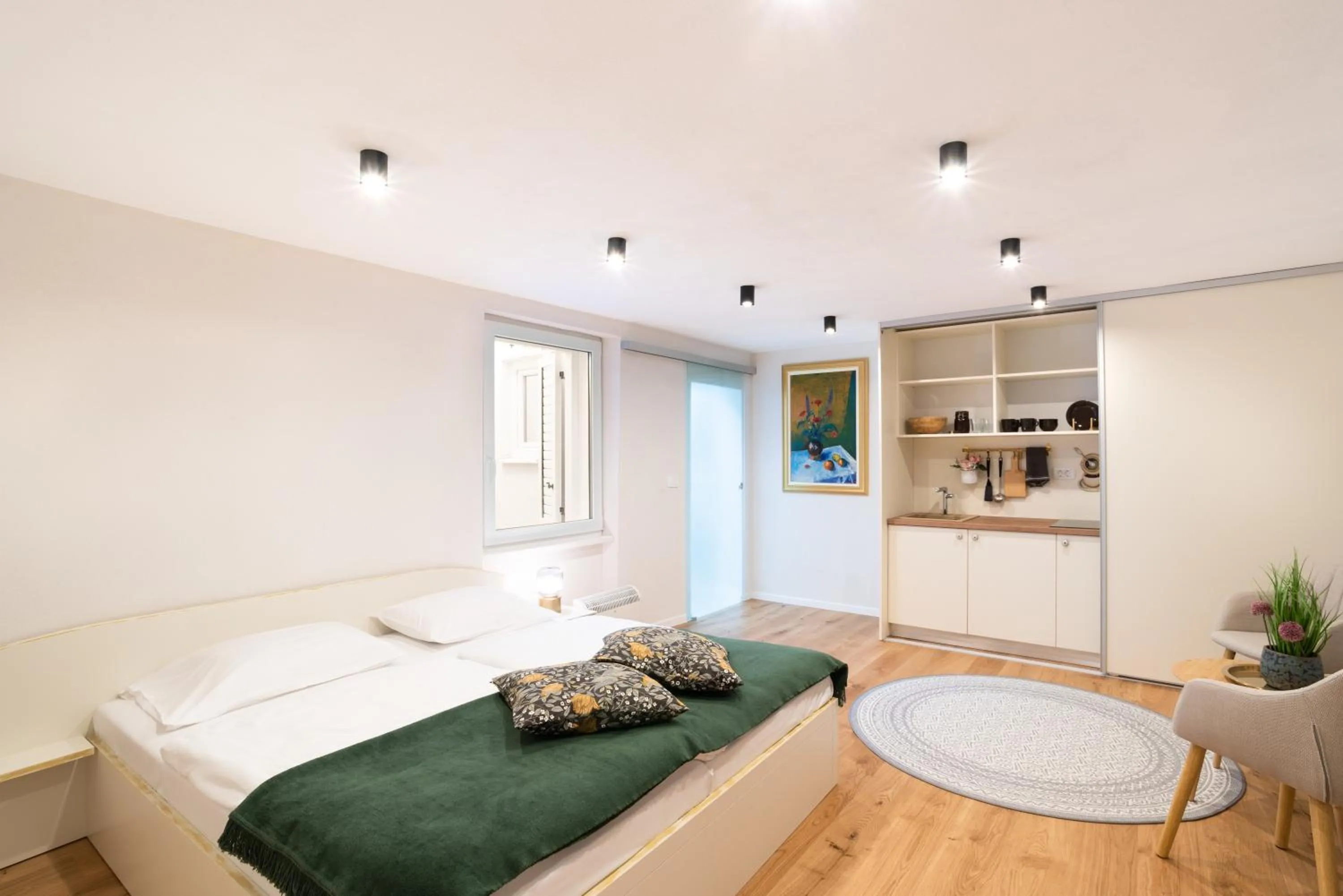 Bed in Selamare Apartment by Locap Group