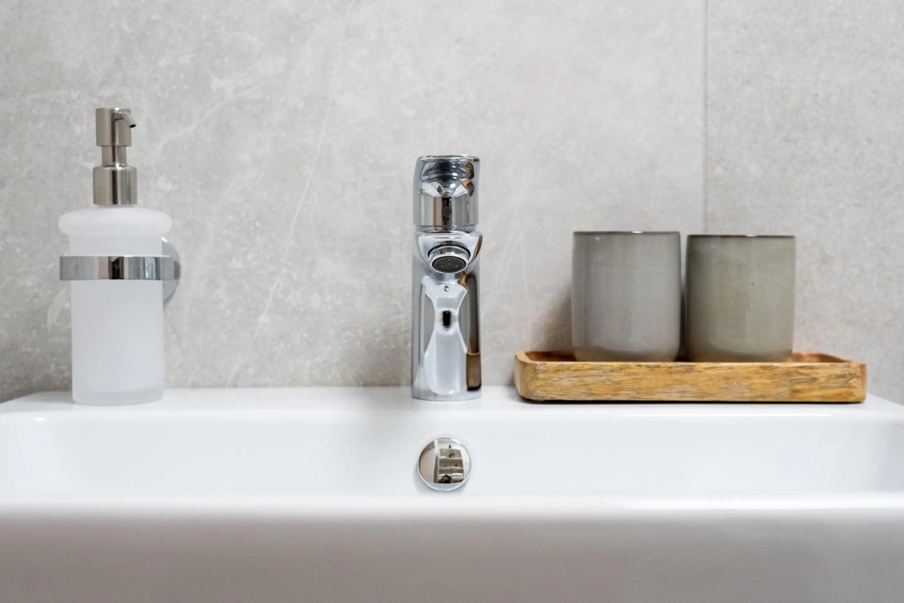 Bathroom in Selamare Apartment by Locap Group