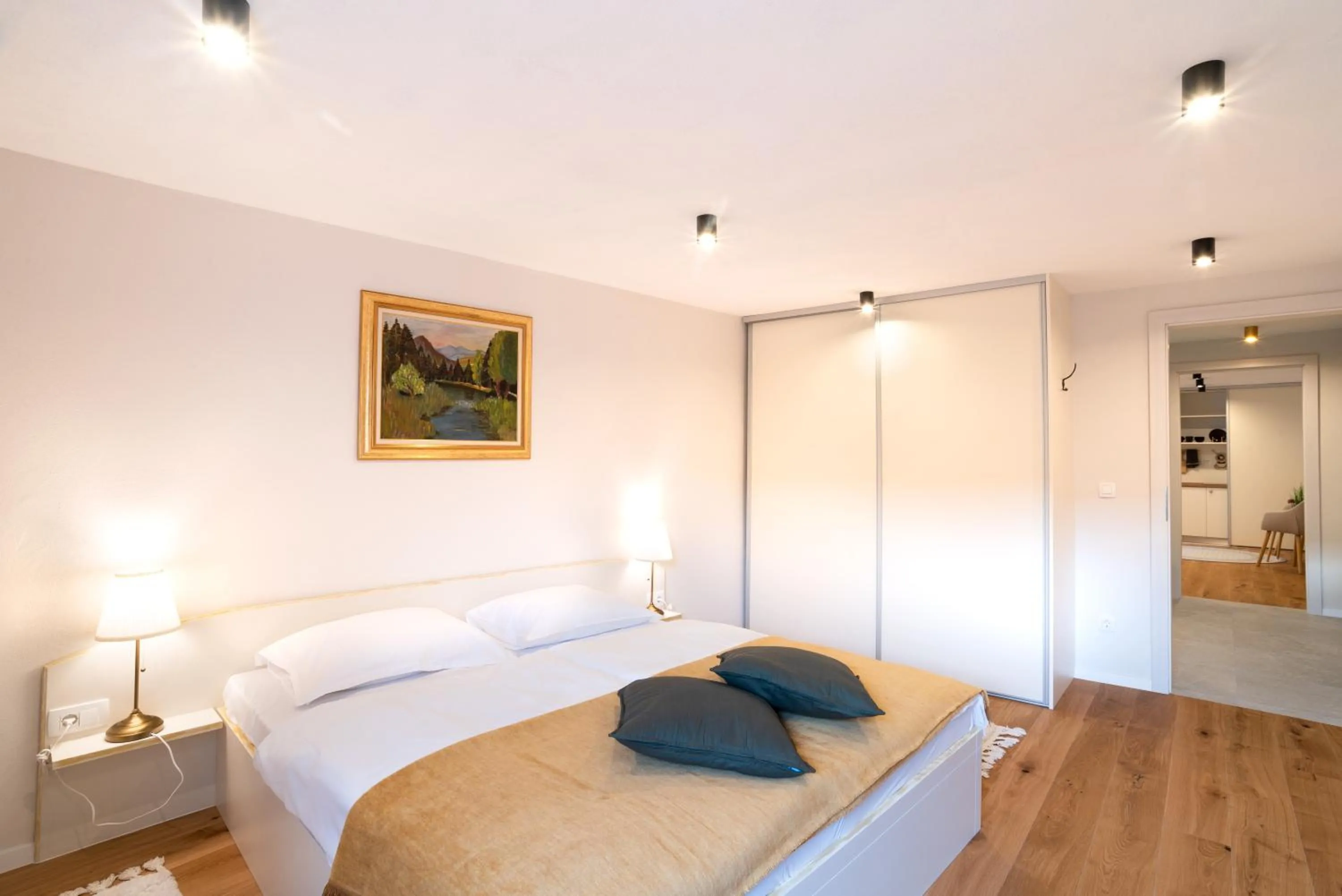 Bed in Selamare Apartment by Locap Group