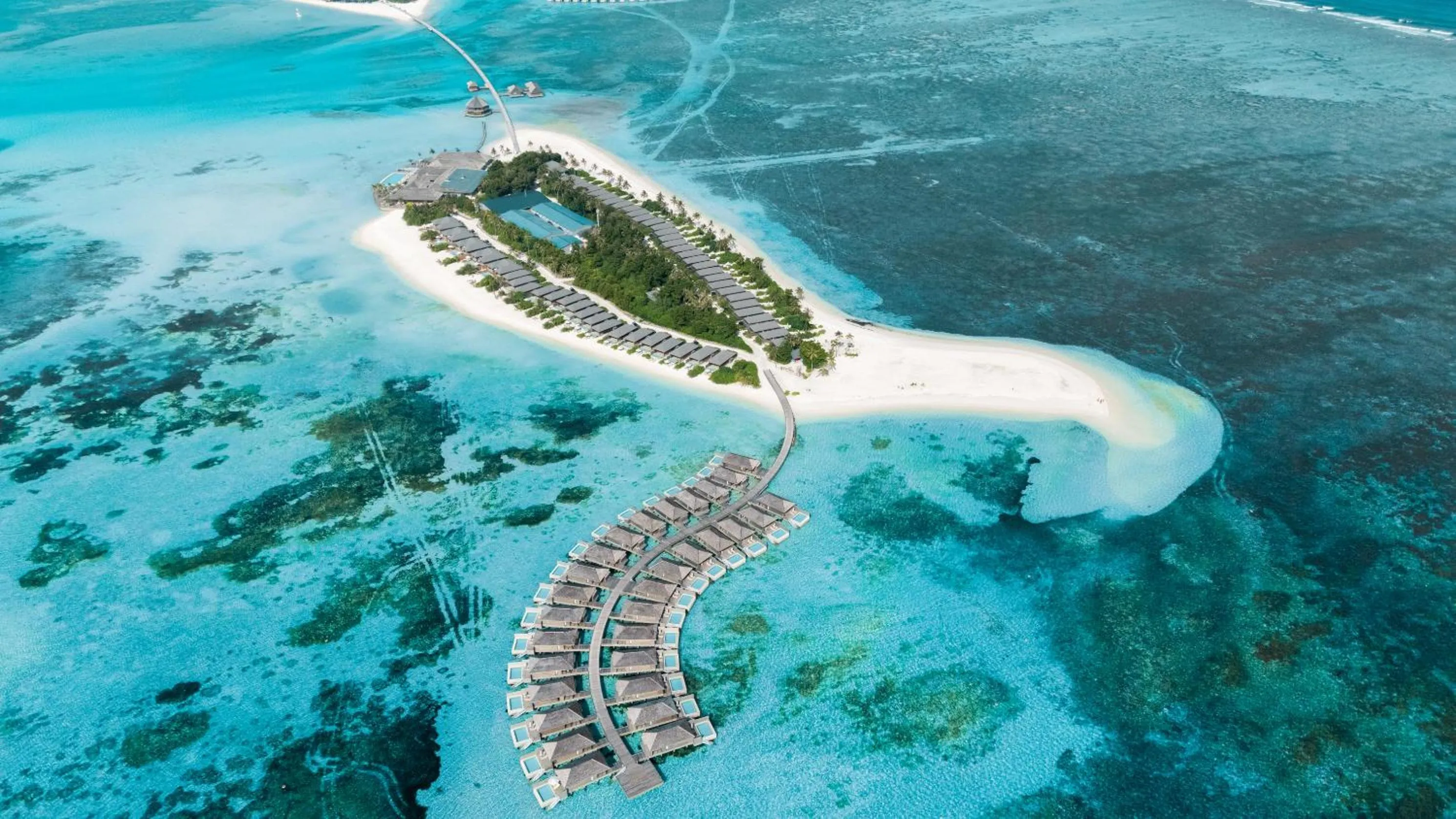 Bird's eye view in Jawakara Islands Maldives