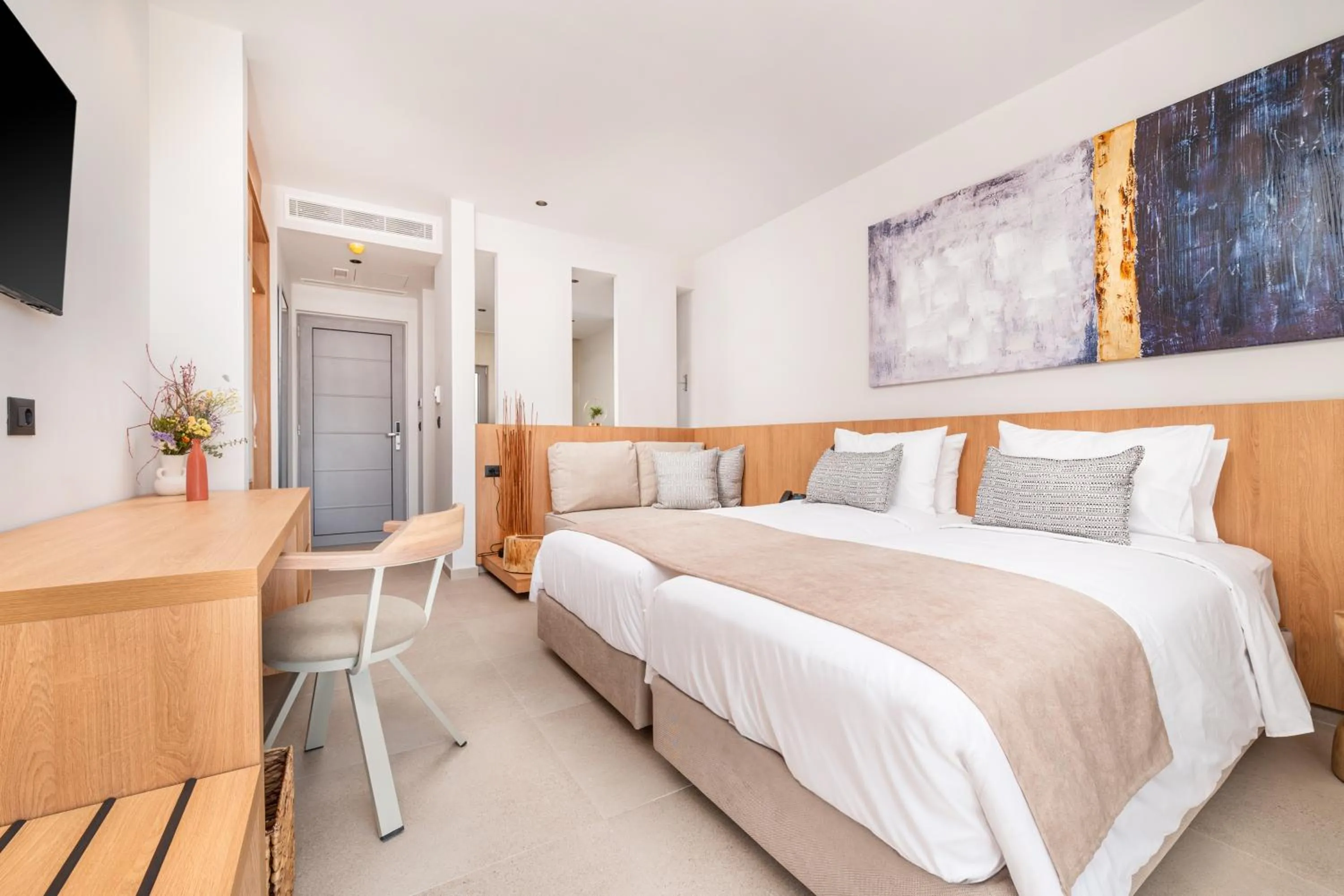 Bed in Paralos Kyma Dunes Adults Only