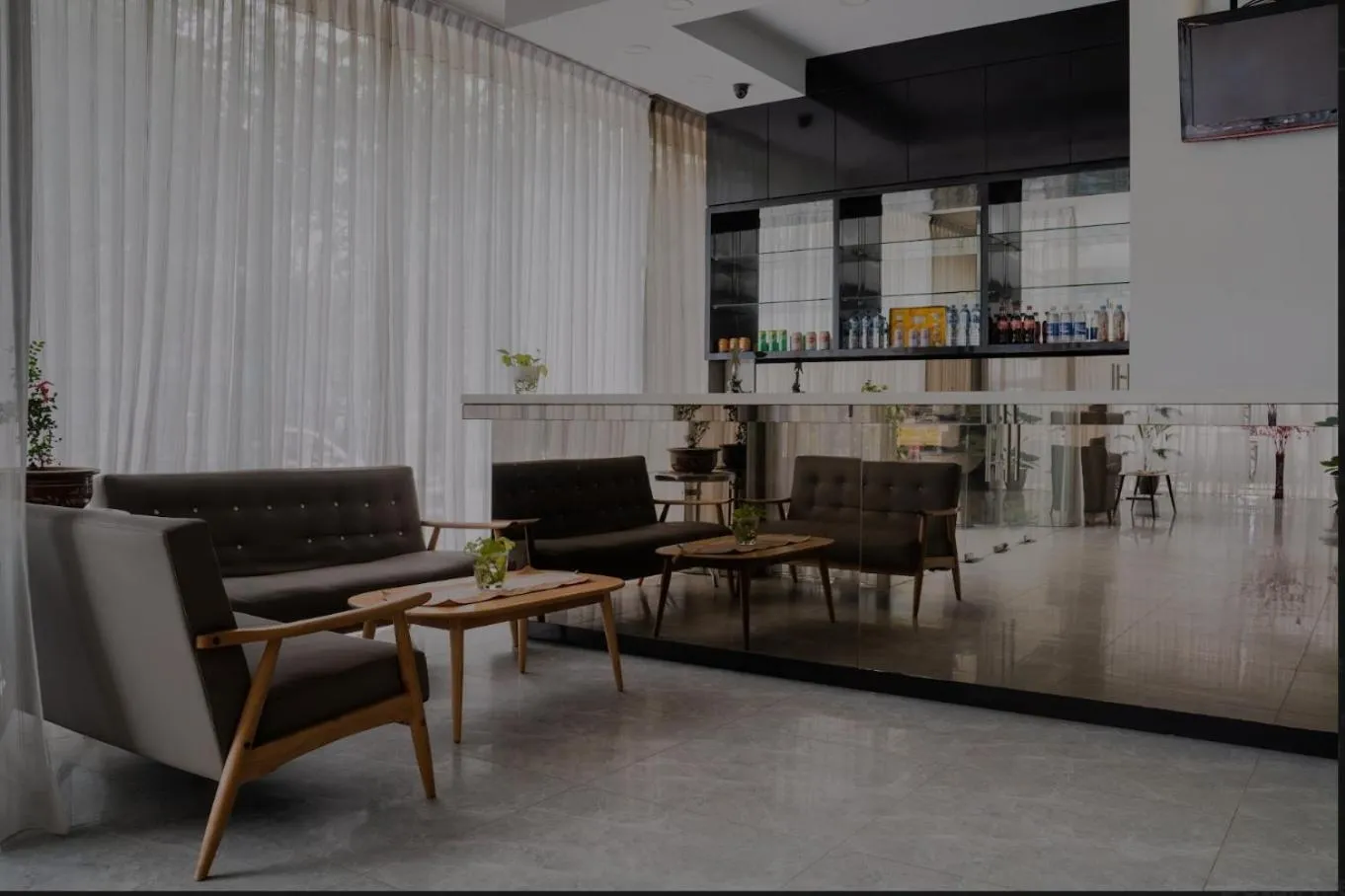 Communal lounge/ TV room in Osaka Hotel Batam