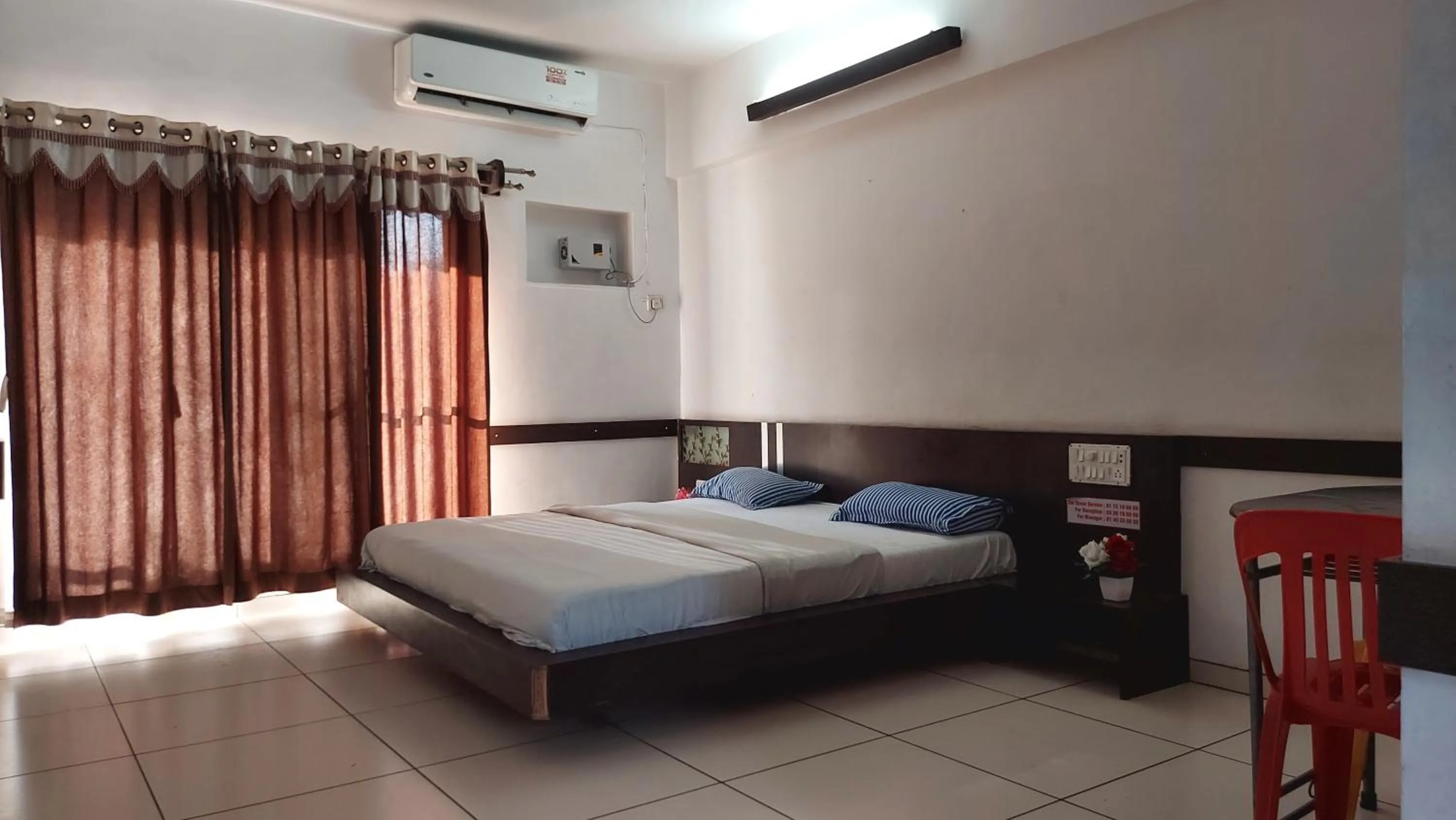 View (from property/room), Bed in CBC Residency, Karjat