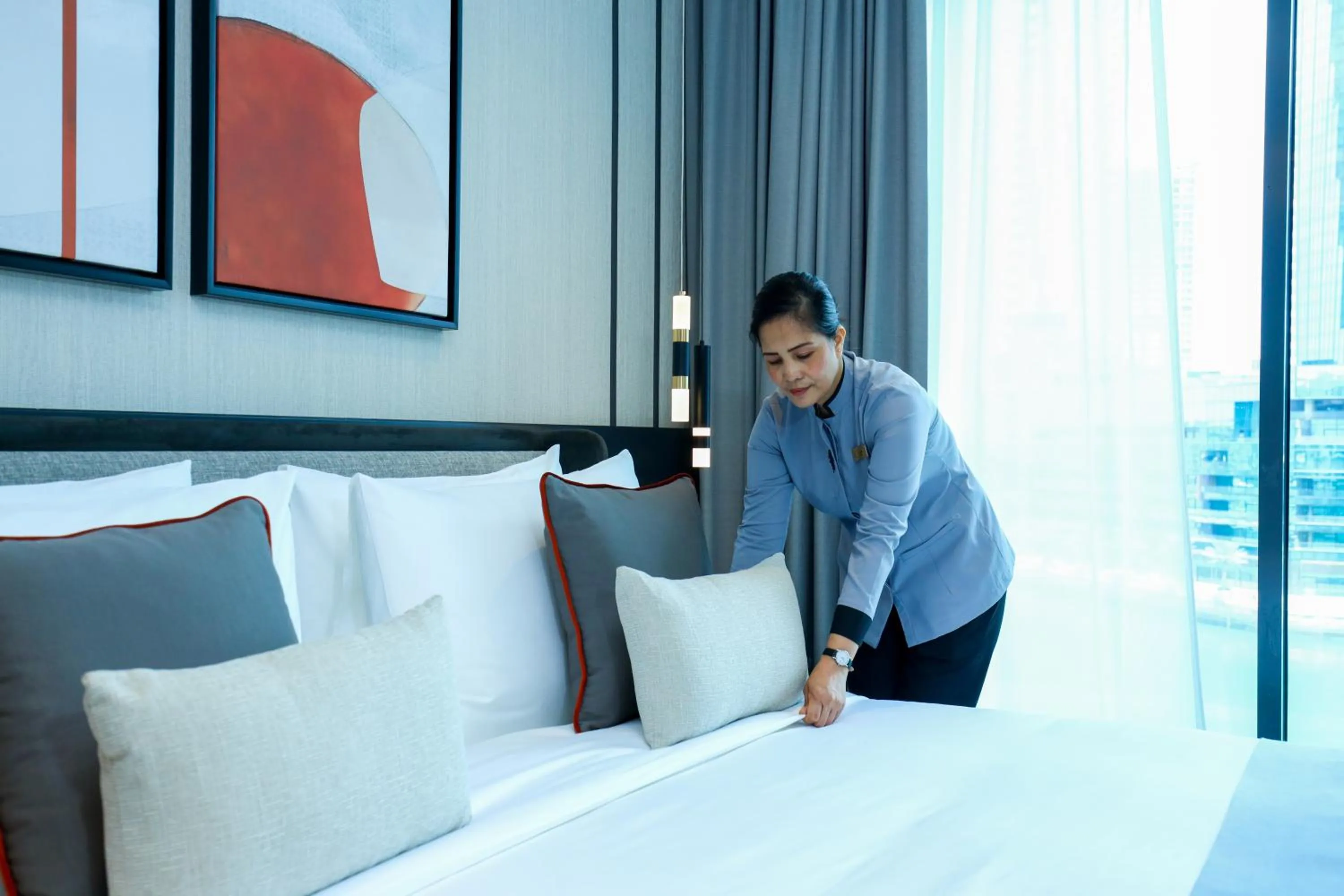 Bedroom, Bed in Charthouse Bahrain