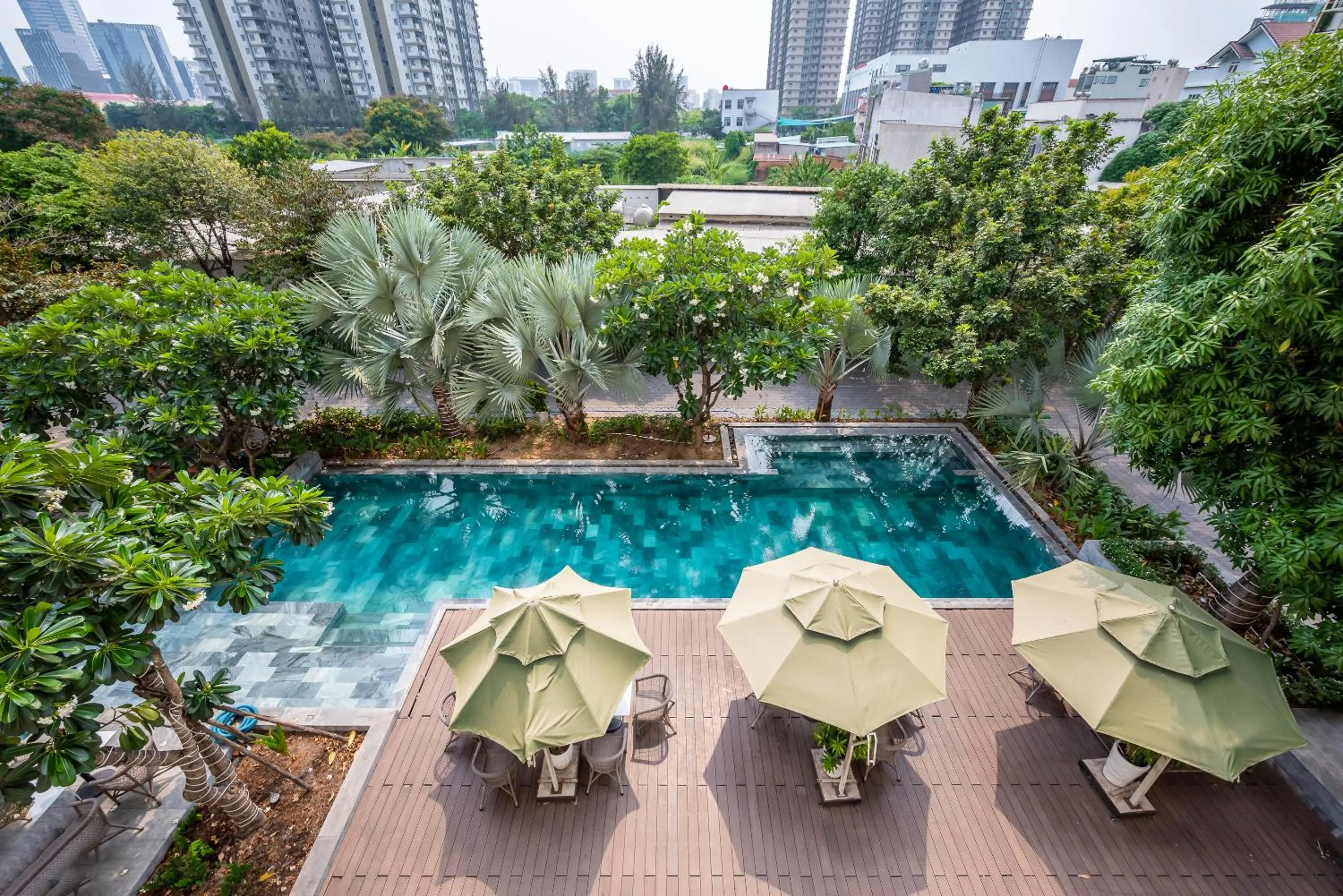 Pool view in Cozrum Homes - Sonata Residence