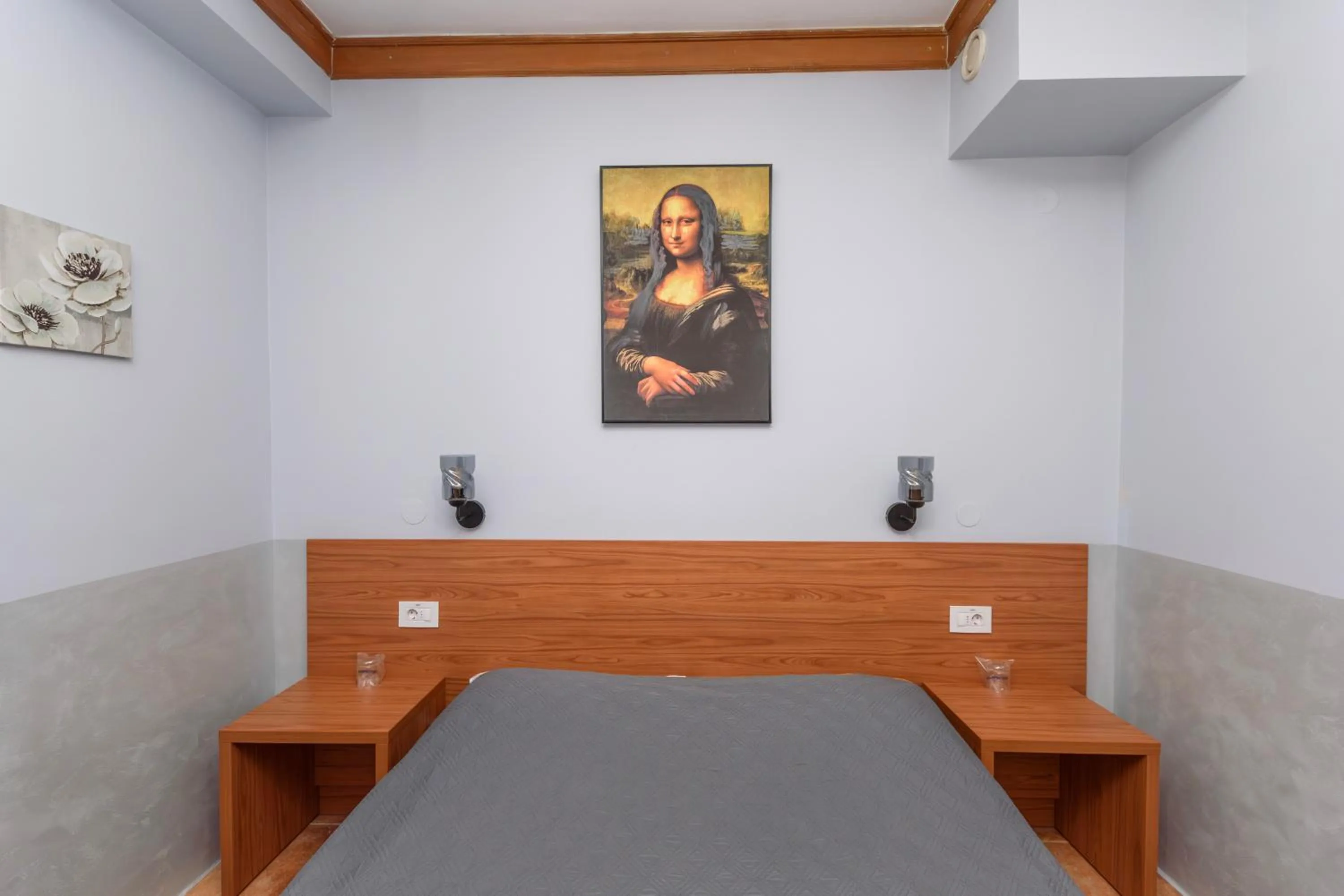 Bed in Garni Hotel Zenit