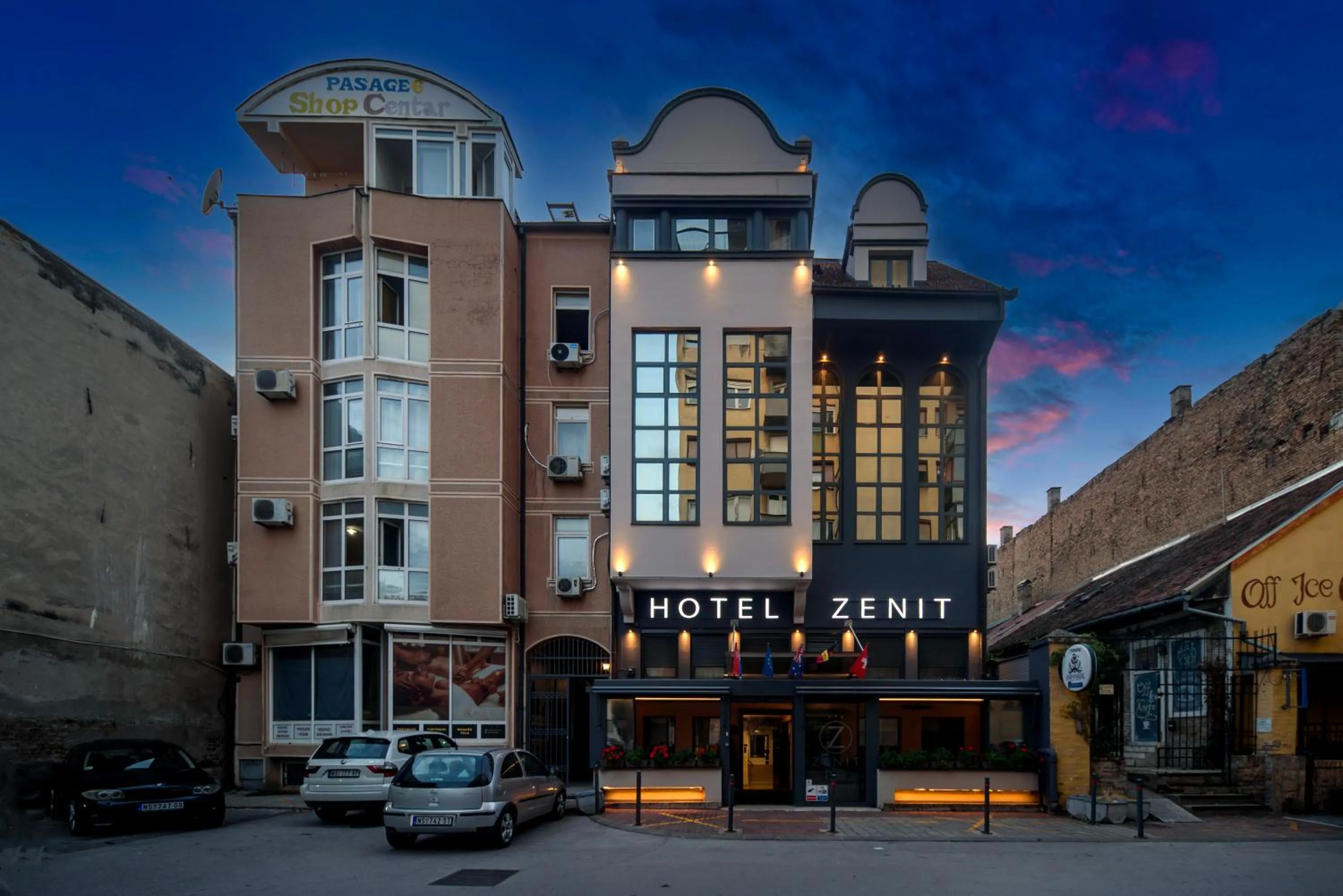 Property building in Garni Hotel Zenit
