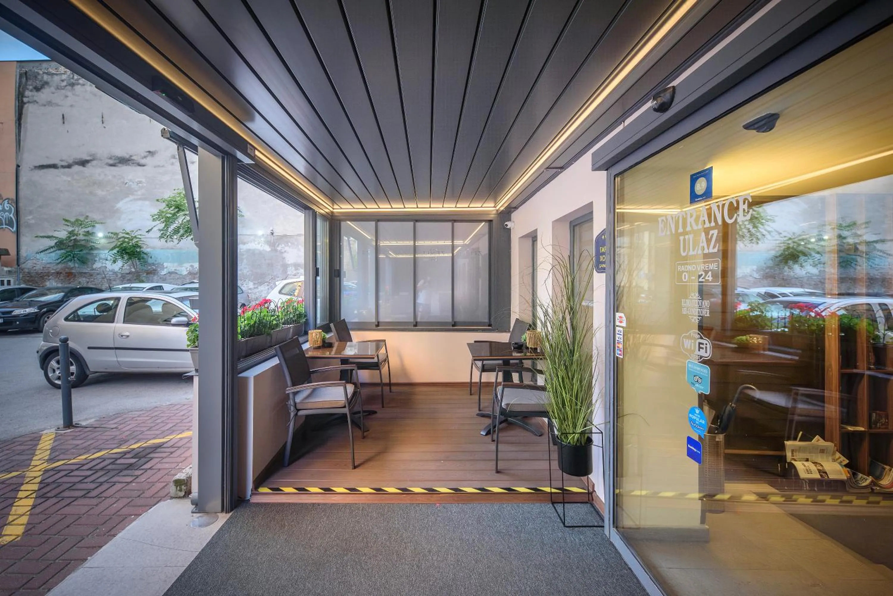 Seating area in Garni Hotel Zenit