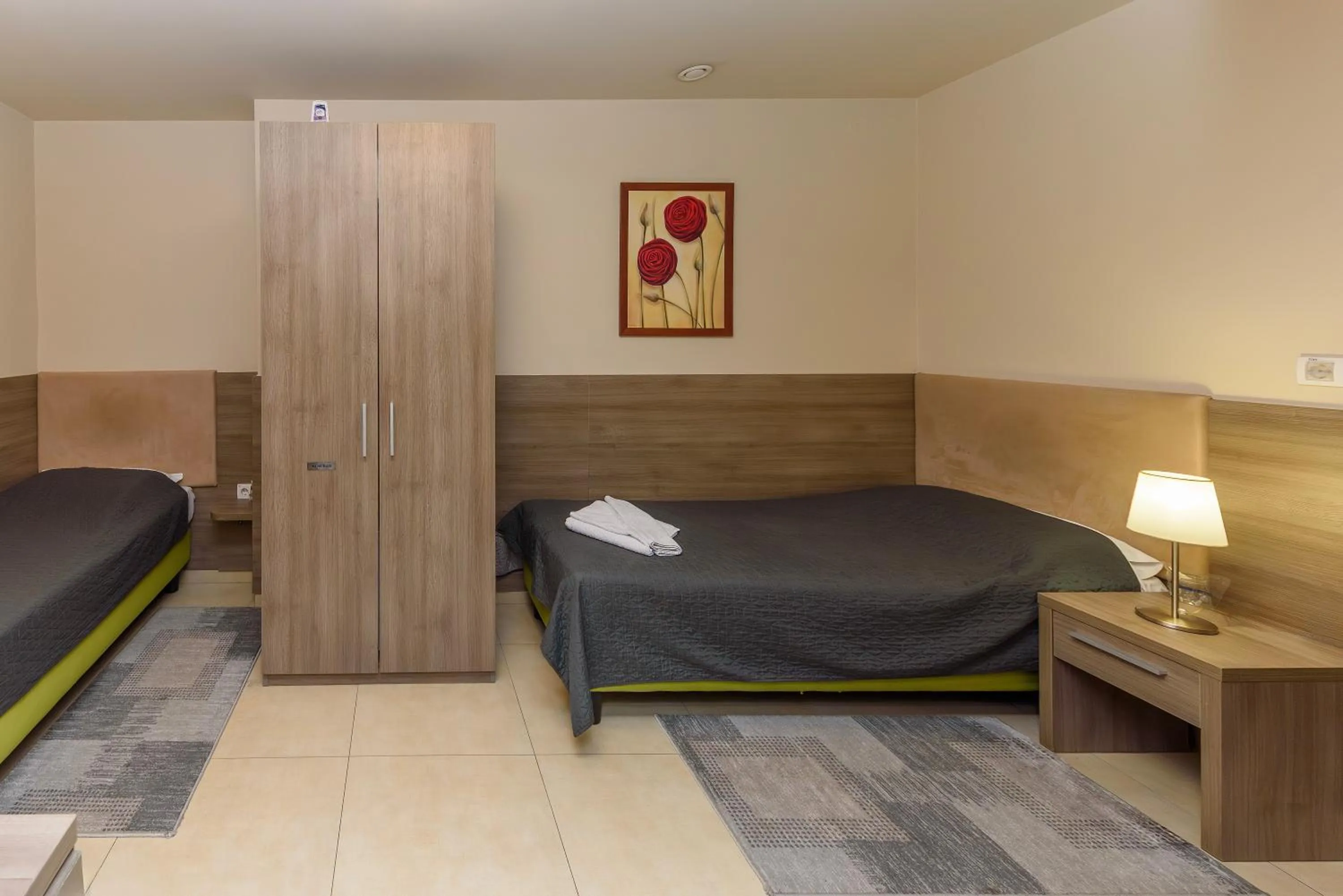 Bed in Garni Hotel Zenit