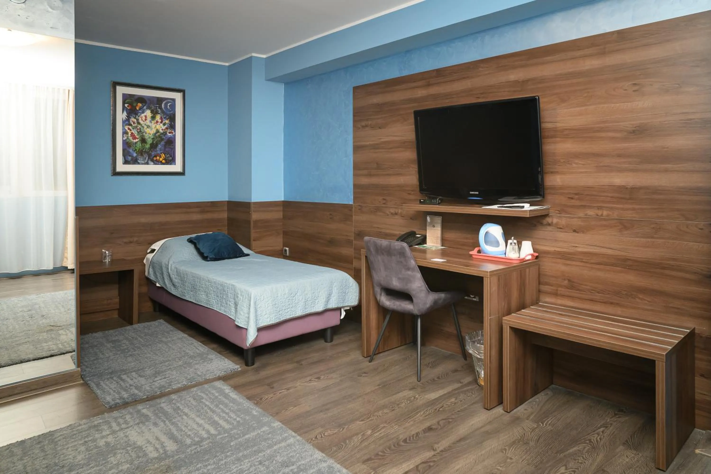 Bed in Garni Hotel Zenit