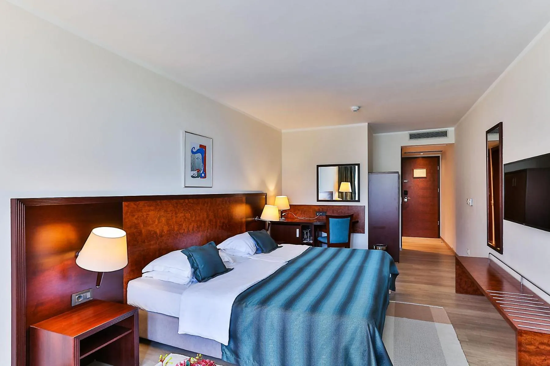 Bed in Hotel Princess