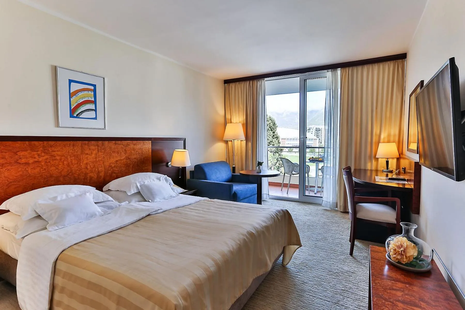 Bed in Hotel Princess