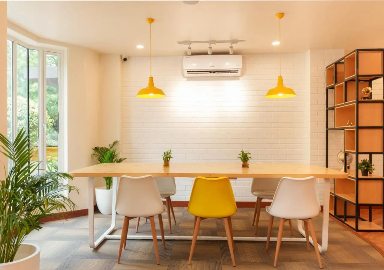 Living room in Bloom Boutique l Connaught Place Area